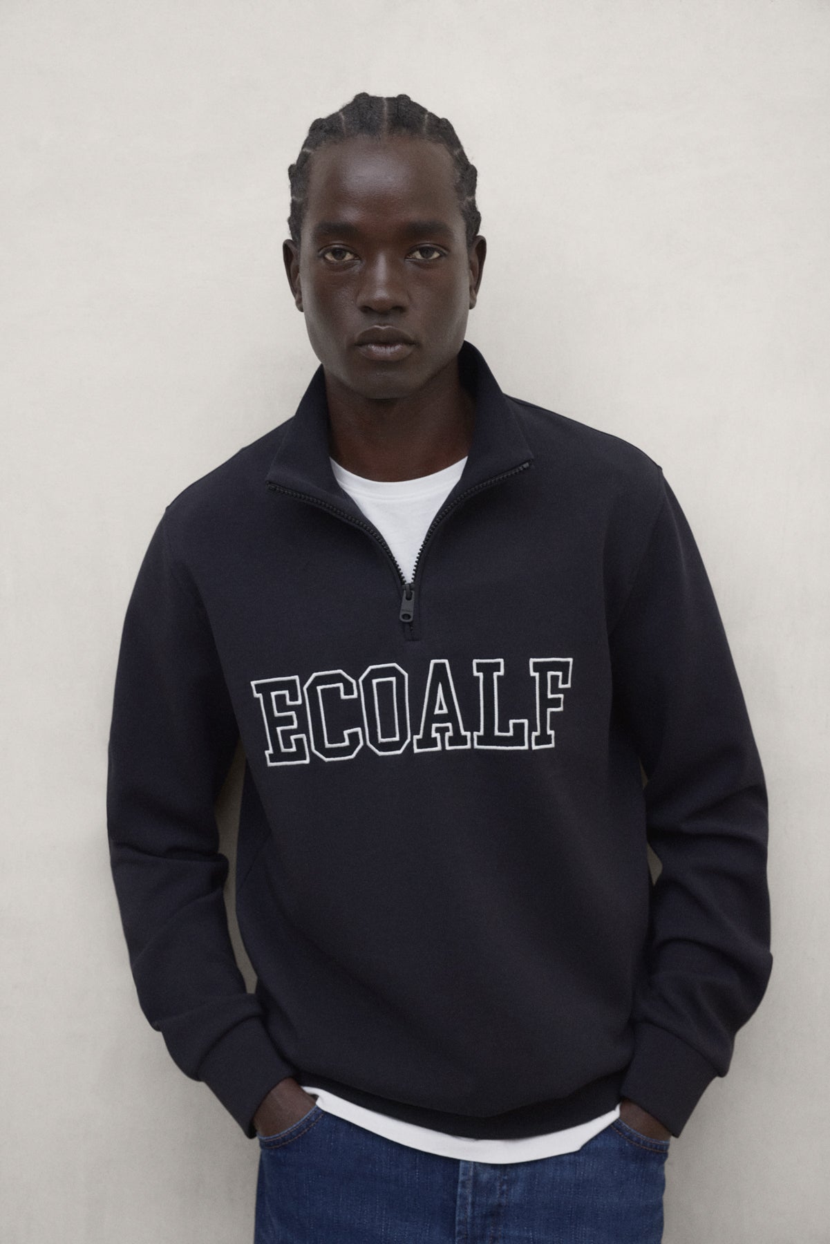 FELPA TEREL LOGO BLU NAVY