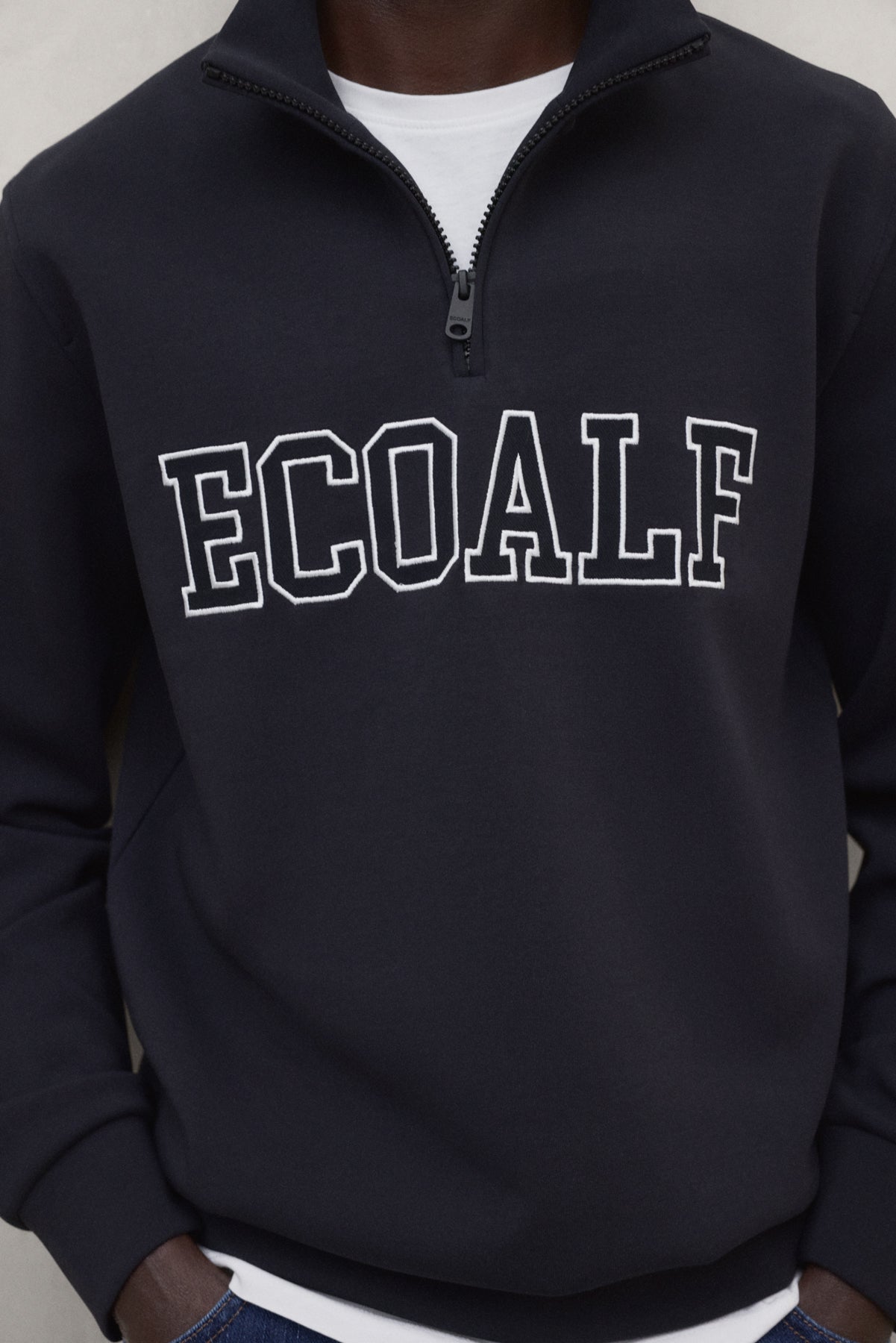 FELPA TEREL LOGO BLU NAVY