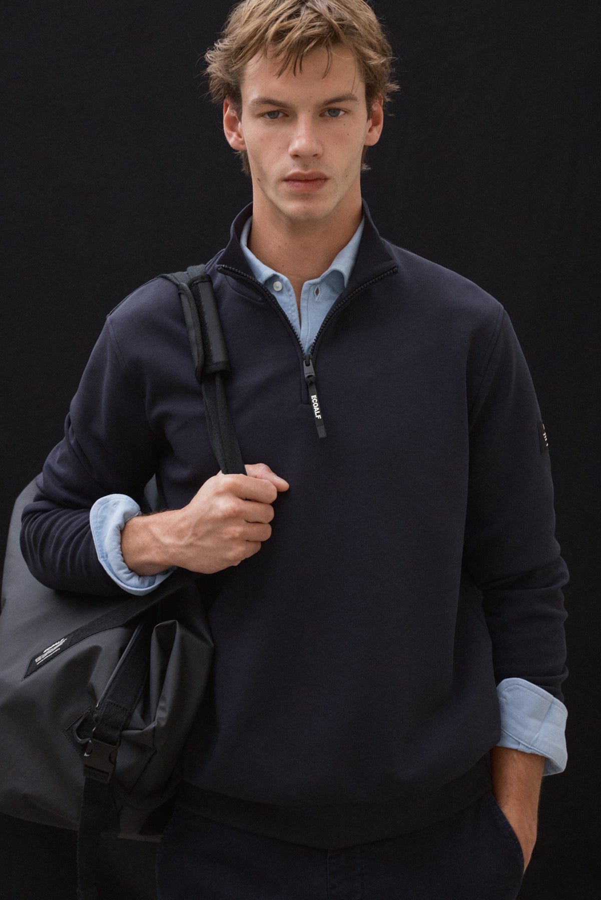 SUDADERA TEREL AZUL MARINO