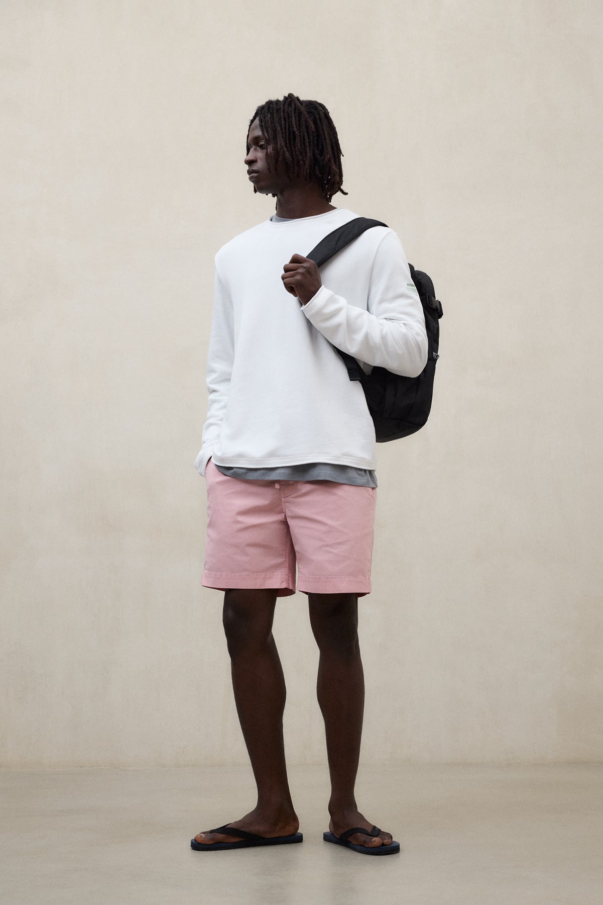 WHITE ACT LONG-SLEEVED T-SHIRT