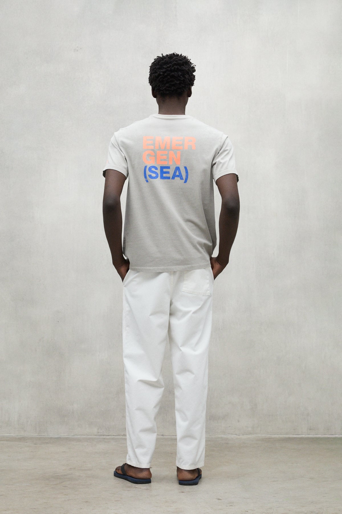 T-SHIRT EMER GRIS CLAIR