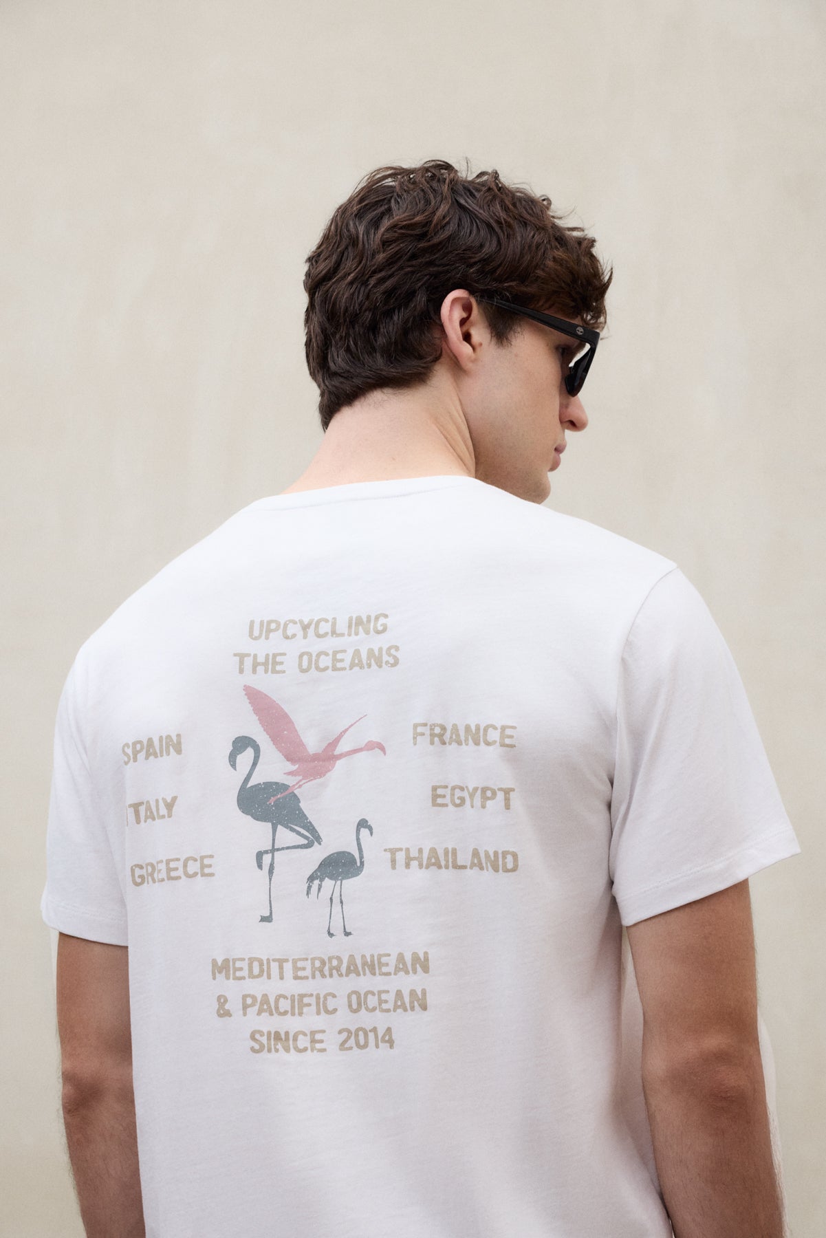 WHITE FLAM T-SHIRT