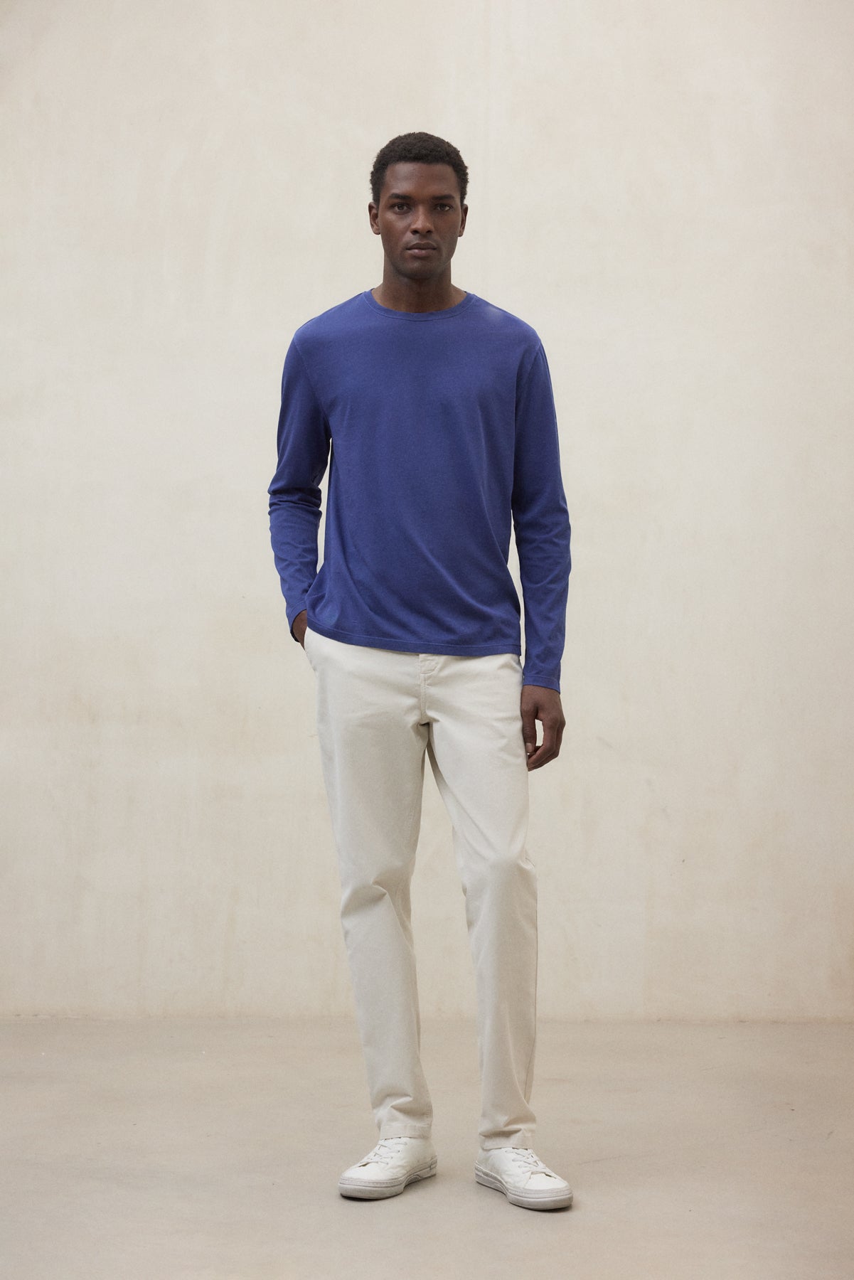 LANGÄRMELIGES T-SHIRT LAREDO BLAU