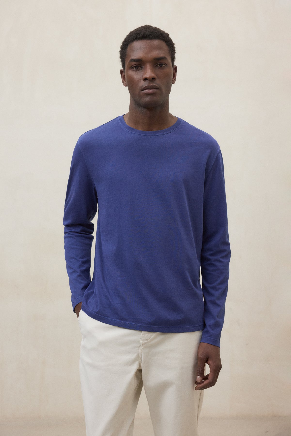 BLUE LONG-SLEEVED LAREDO T-SHIRT