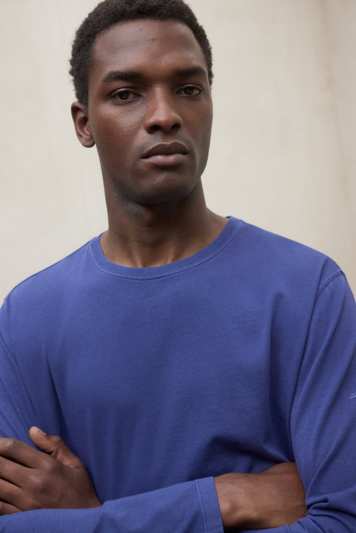 BLUE LONG-SLEEVED LAREDO T-SHIRT