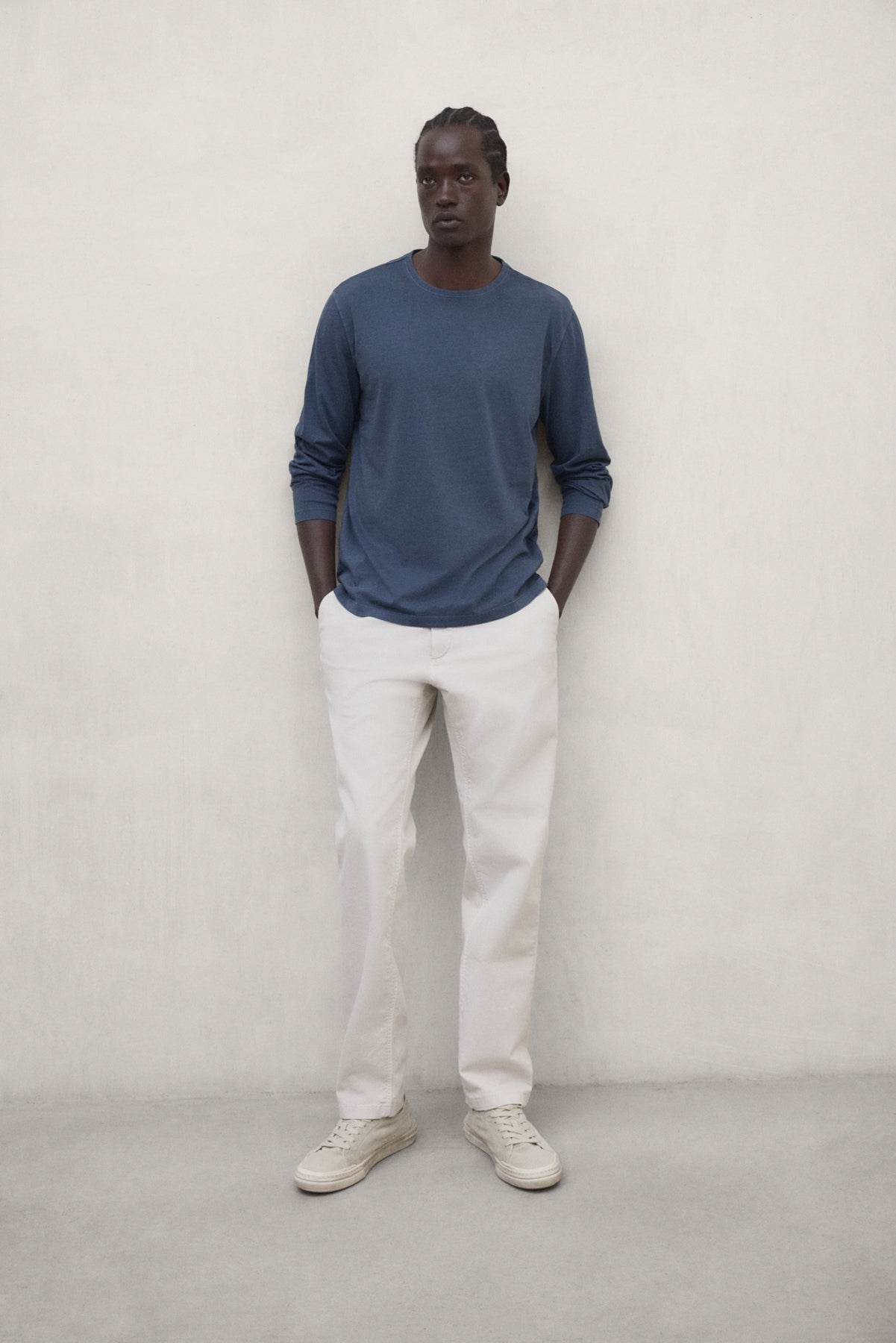BLUE LONG-SLEEVED LAREDO T-SHIRT