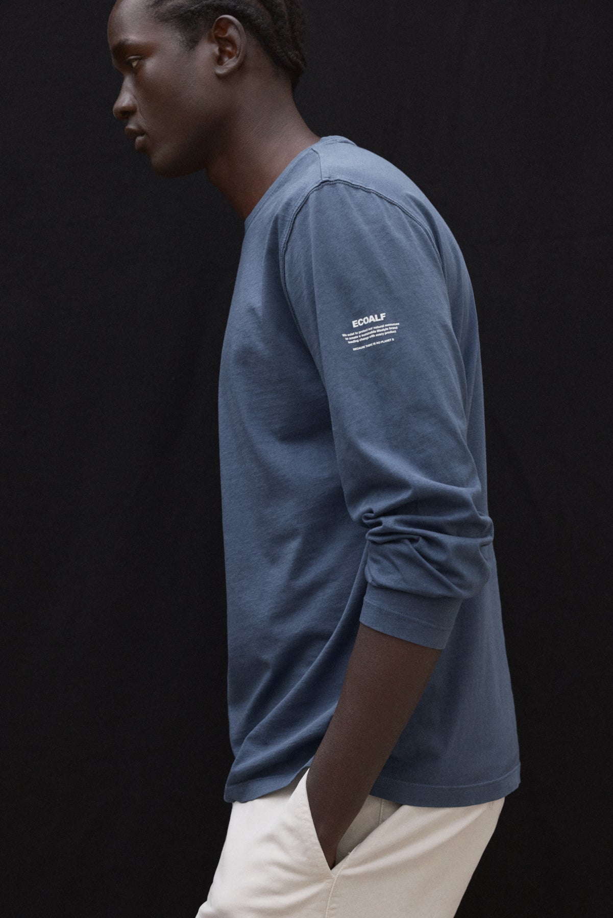LAREDO LANGARM-T-SHIRT BLAU