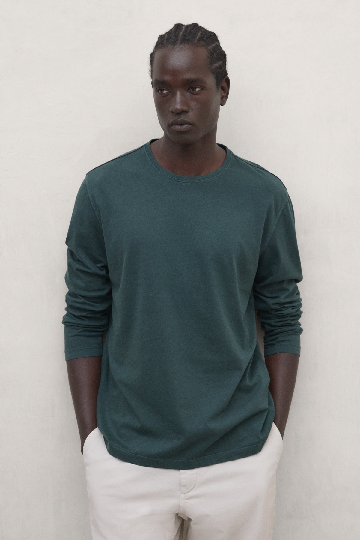 GREEN LONG-SLEEVED LAREDO T-SHIRT