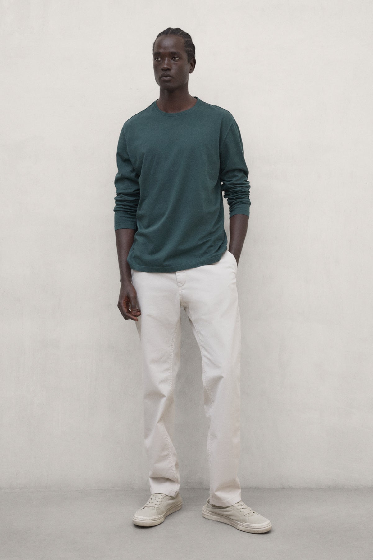 GREEN LONG-SLEEVED LAREDO T-SHIRT
