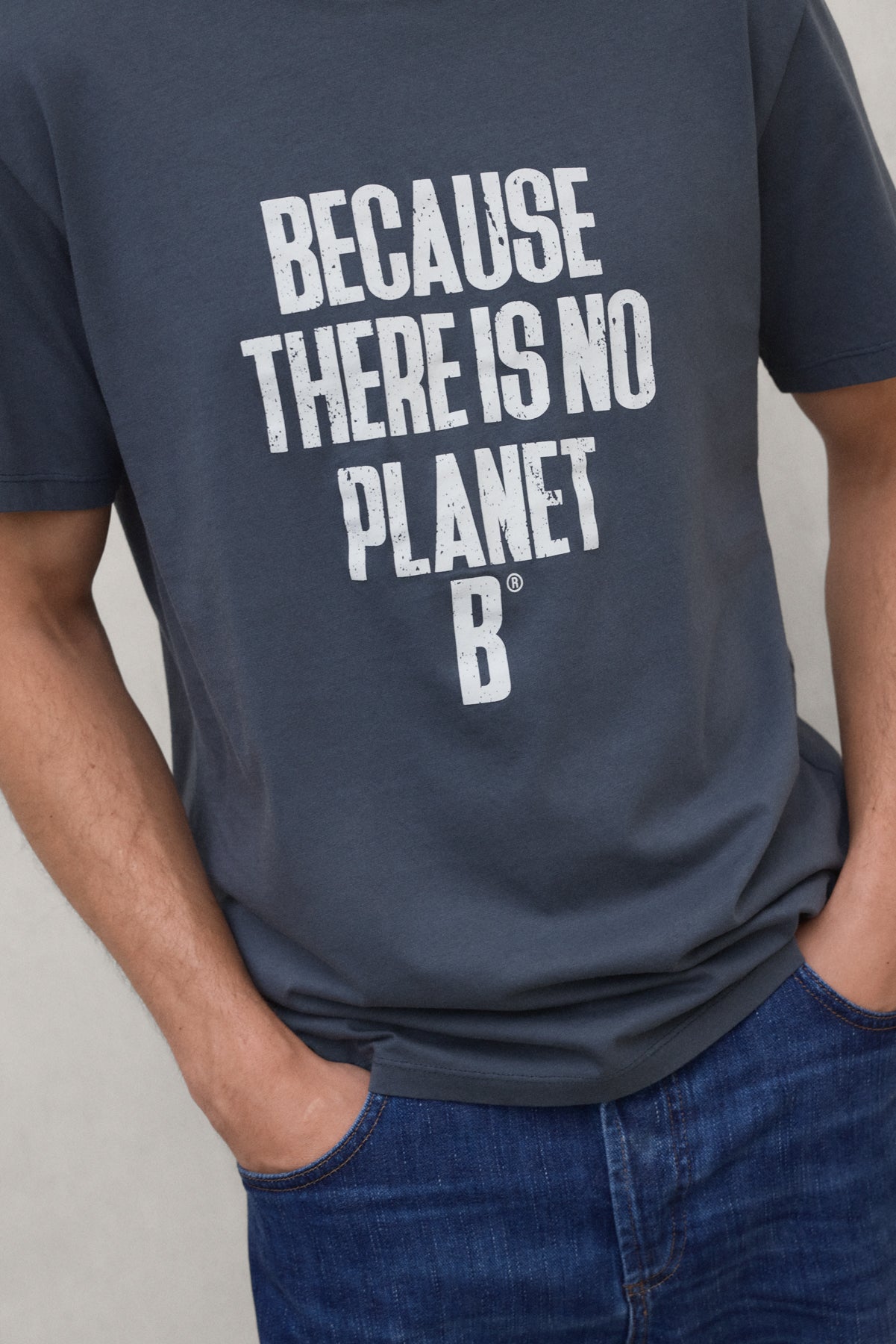 BLAUES MIN T-SHIRT