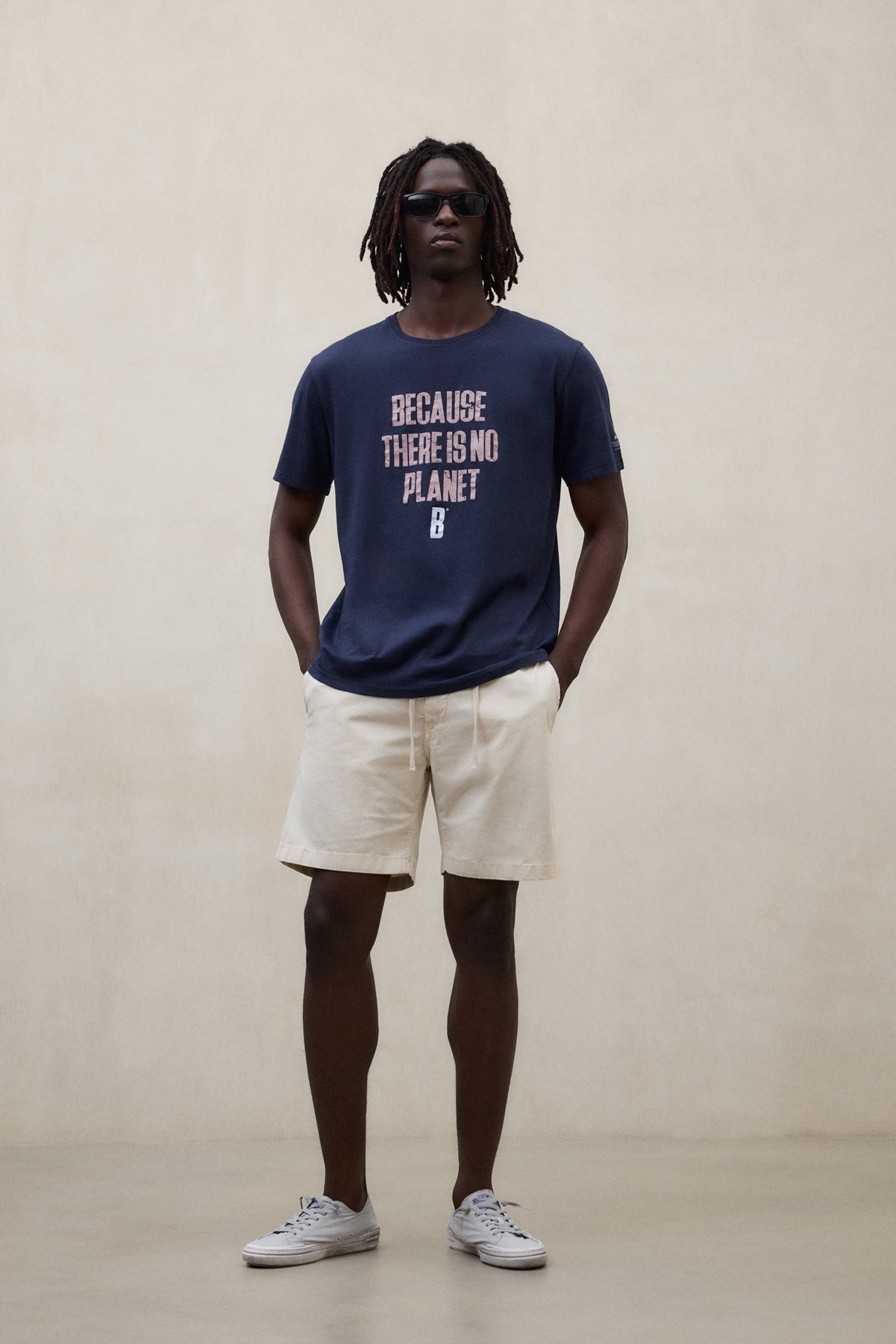 NAVY BLUE MIN T-SHIRT FOR MEN | ECOALF