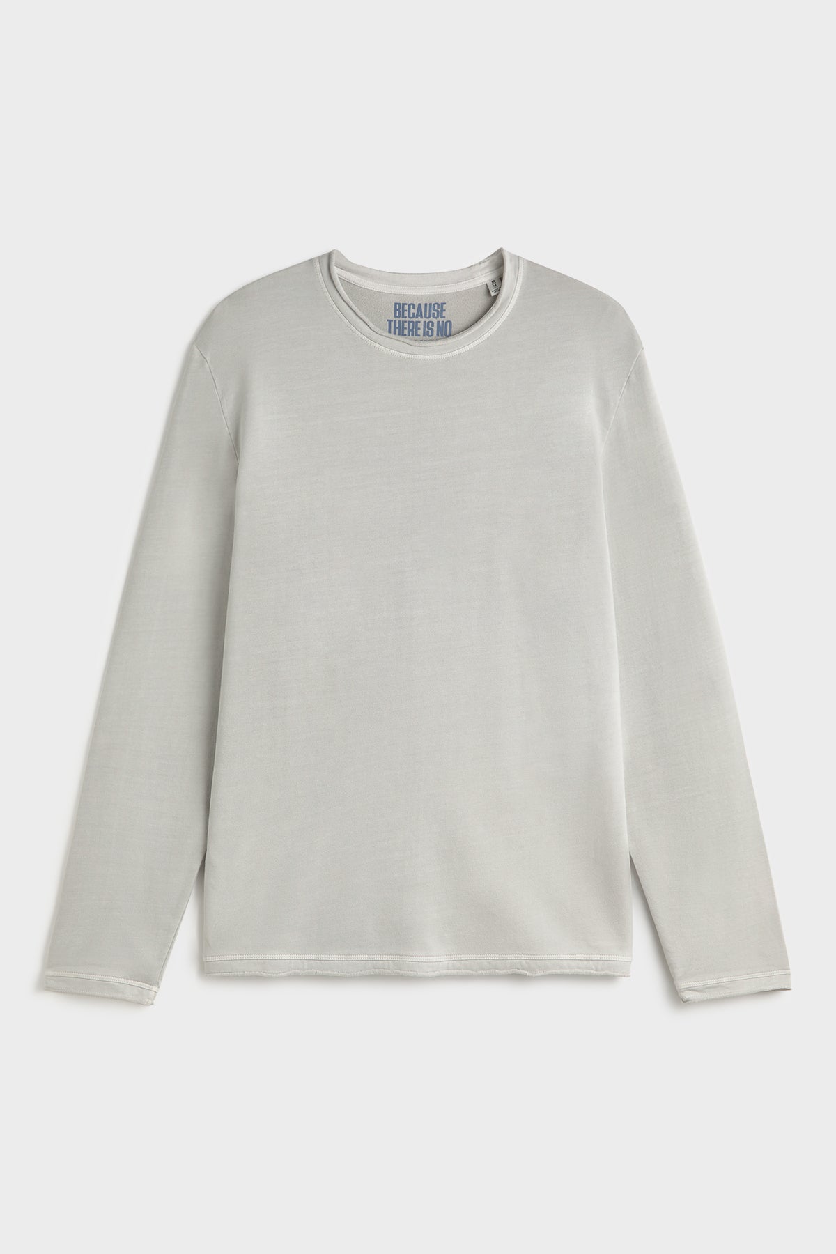 CAMISETA MANGA LARGA MON GRIS CLARO