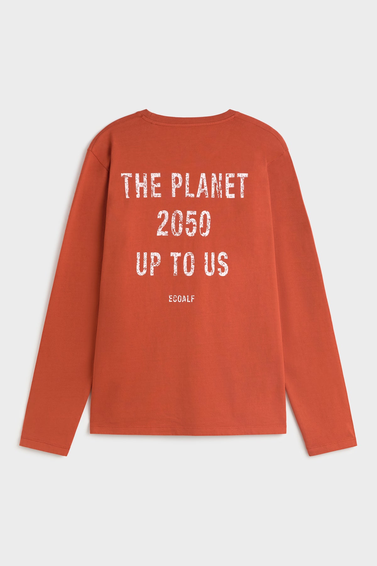 ORANGE LONG-SLEEVED PLA T-SHIRT