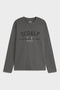 DARK GREY LONG-SLEEVED ROBIN T-SHIRT