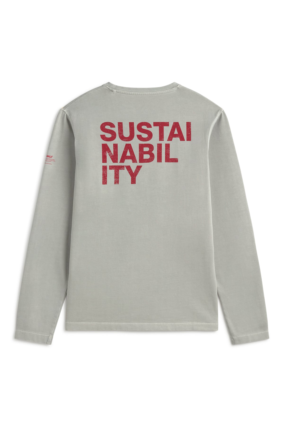 LANGÄRMELIGES T-SHIRT SUSTANO HELLGRAU