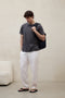 WHITE ETHIWIN LINEN TROUSERS