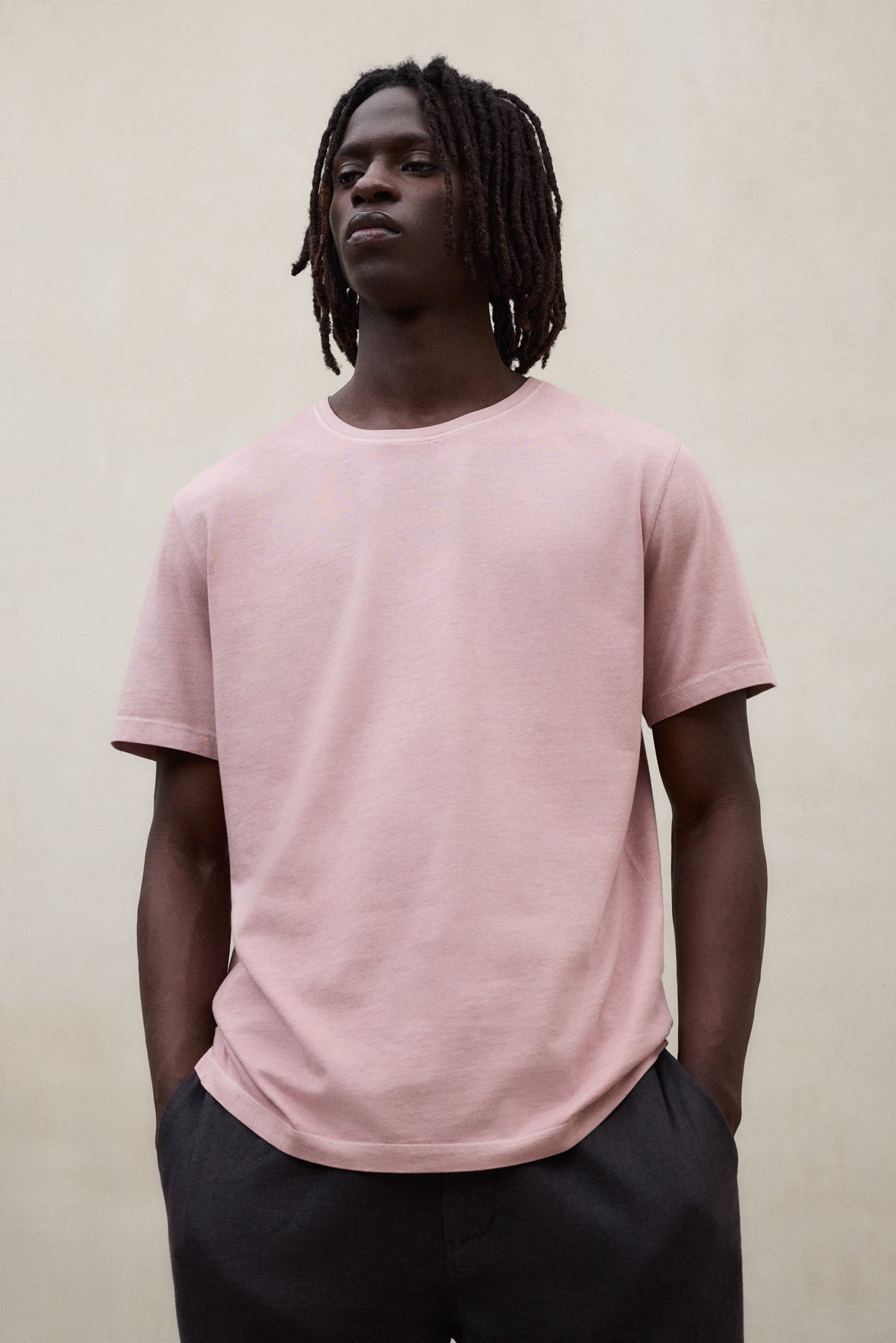 PINK VENT T-SHIRT
