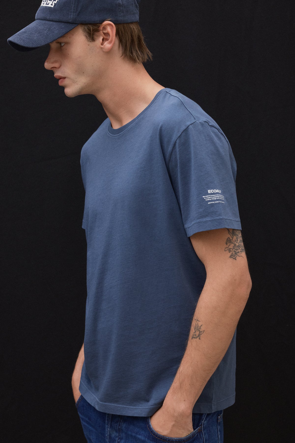 BLUE VENT T-SHIRT
