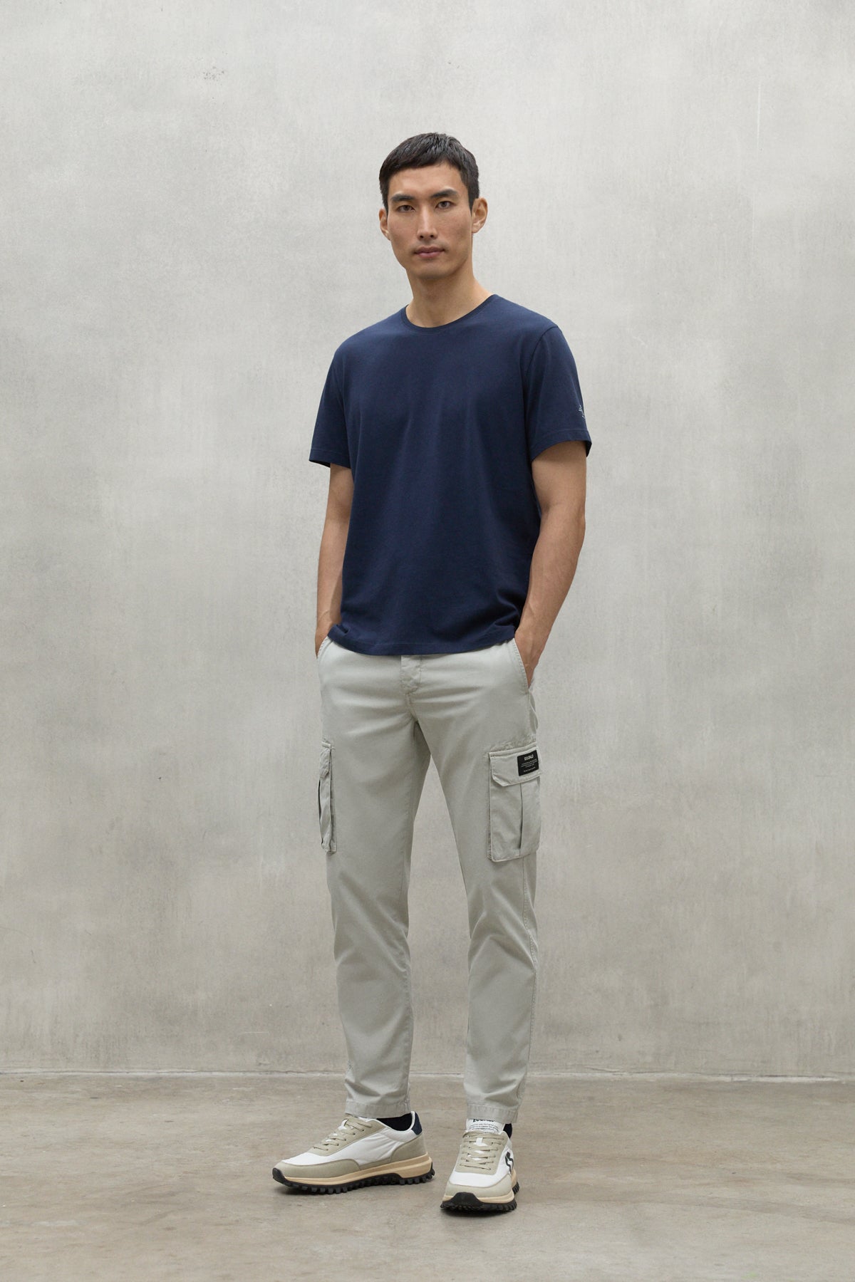 T-SHIRT VENT MARINEBLAU