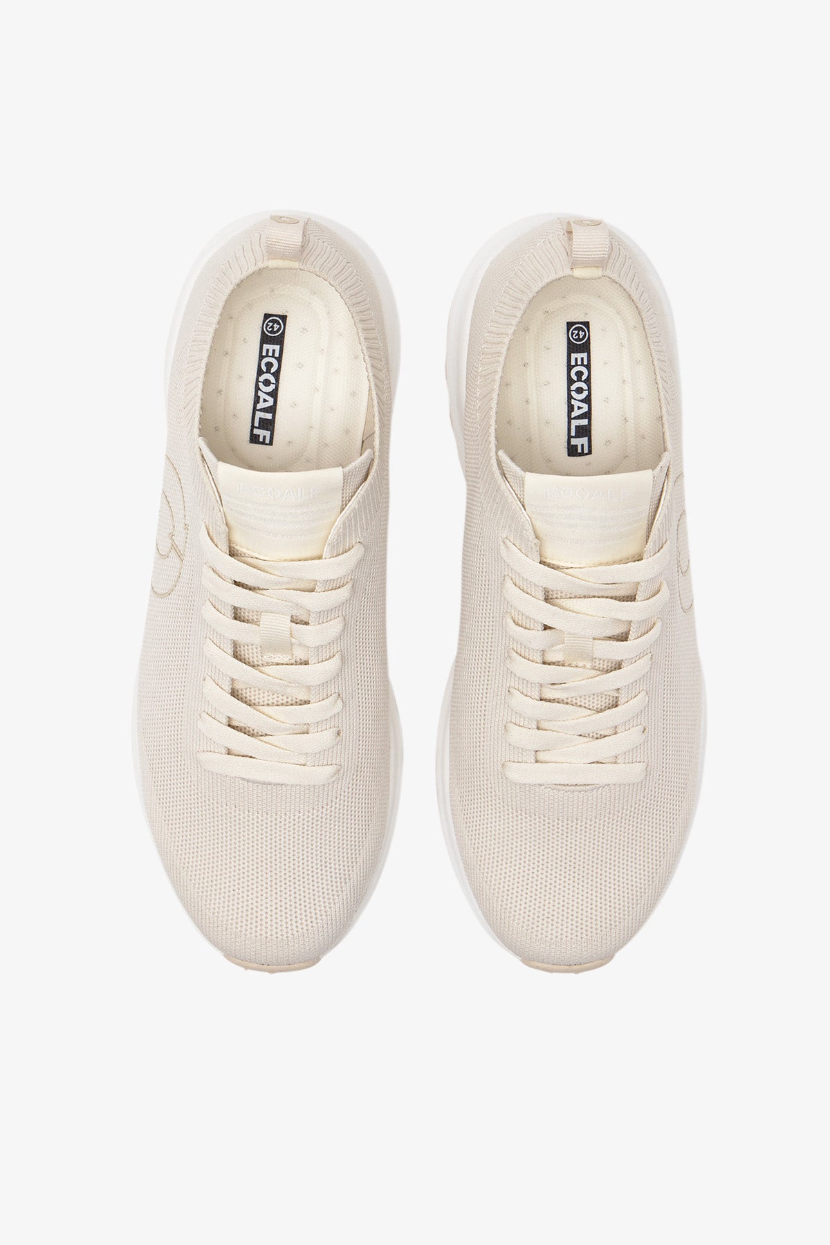 BASKETS EN MAILLE CONDE KNIT UNIES BLANCHES