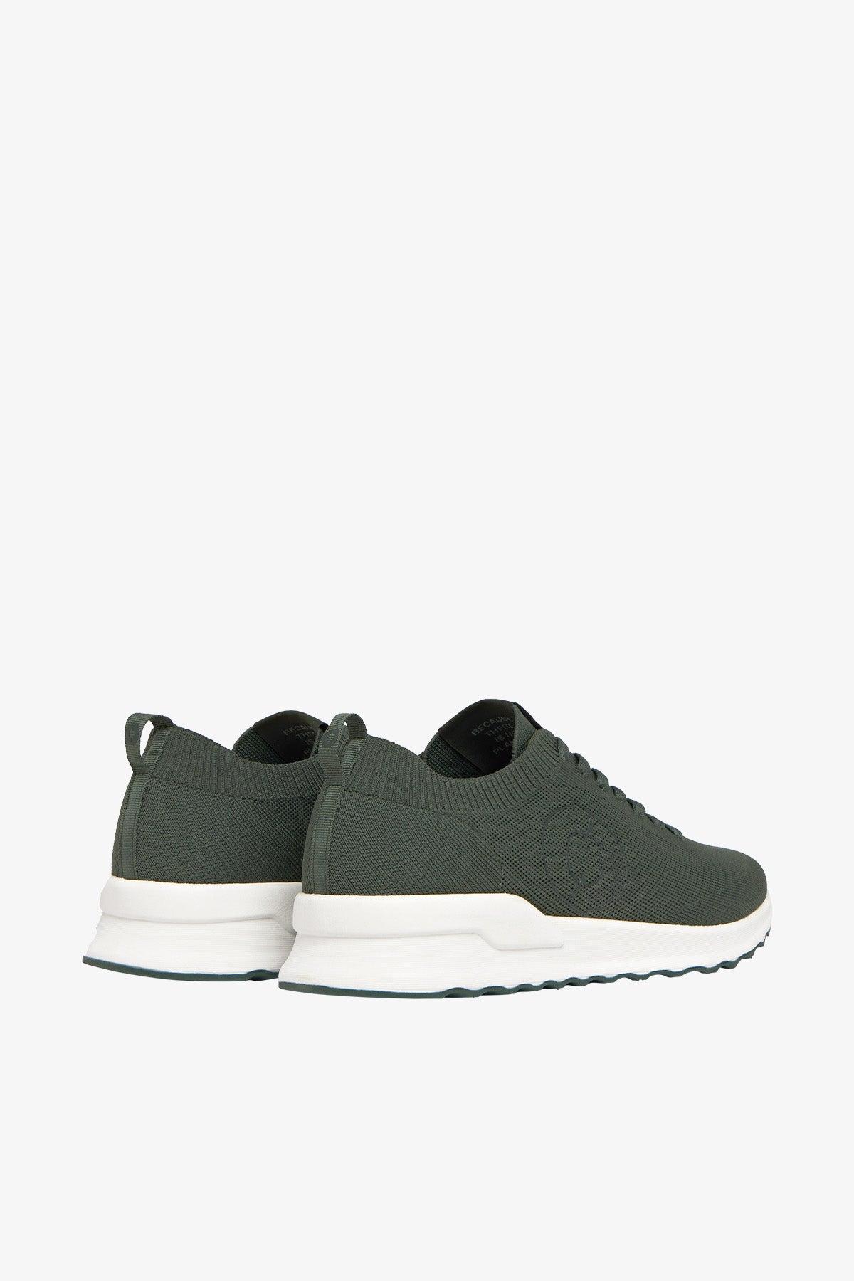 PLAIN KHAKI KNITTED CONDE KNIT TRAINERS