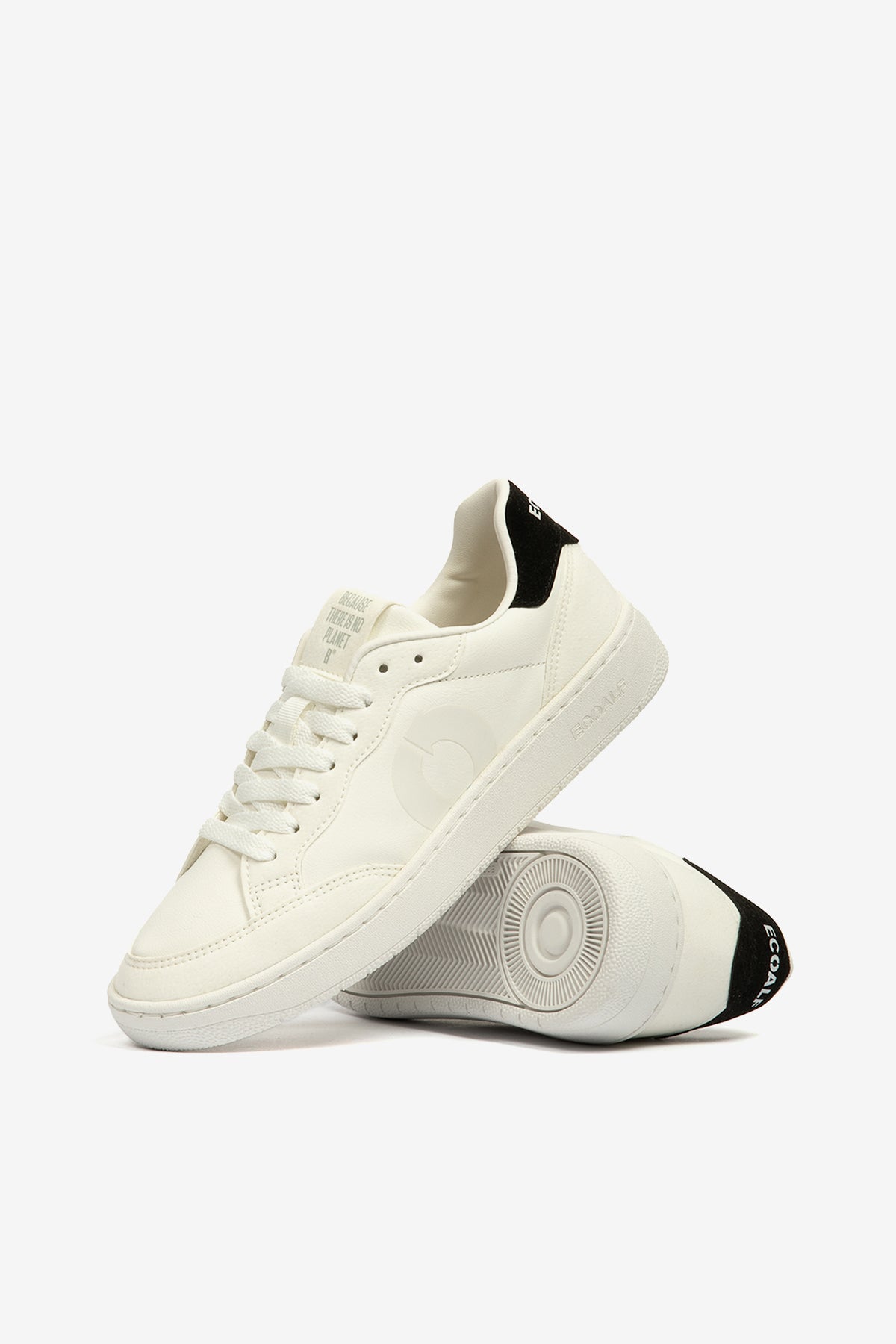 WHITE/BLUE DEIAL TRAINERS