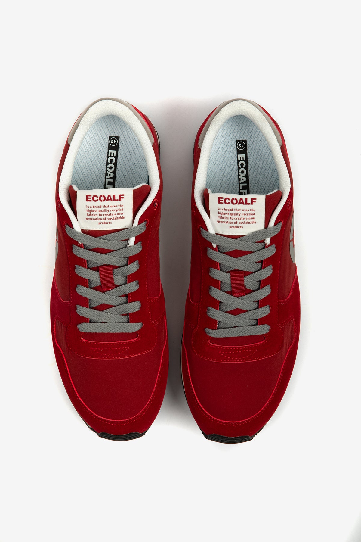 ROTE UND GRAUE UCLAALF-SCHUHE