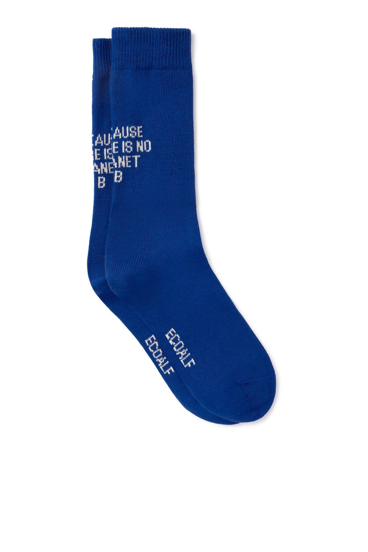 BLUE UNISEX BROAD SOCKS