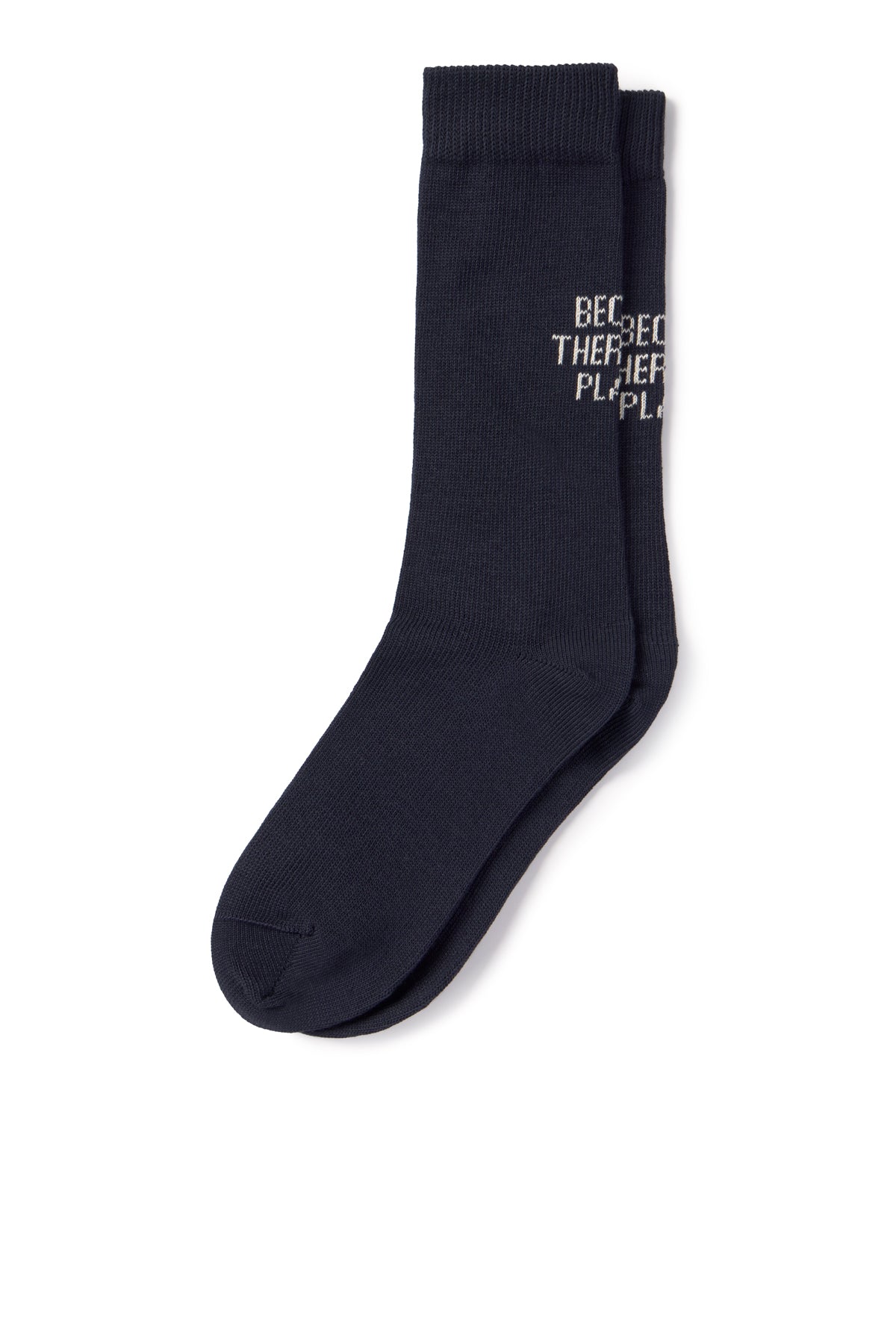 NAVY BLUE UNISEX BROAD SOCKS