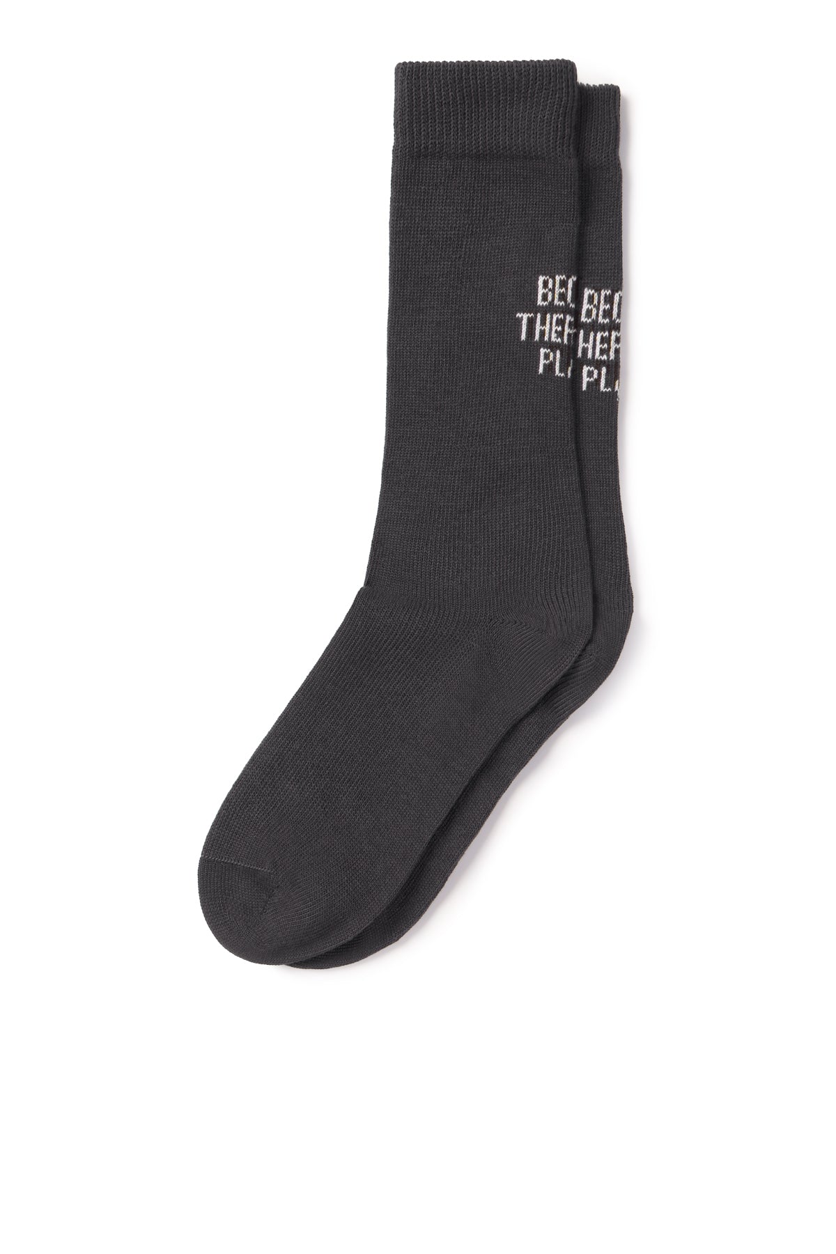 DARK GREY UNISEX BROAD SOCKS