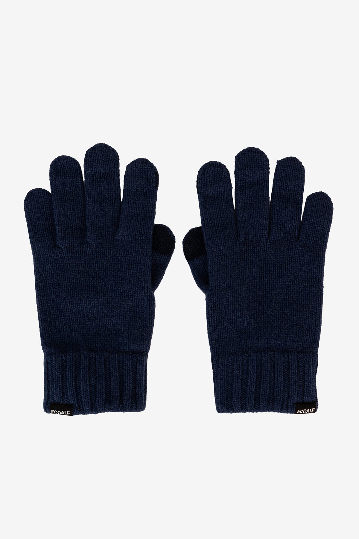 NAVY BLUE WOOL GLOVES