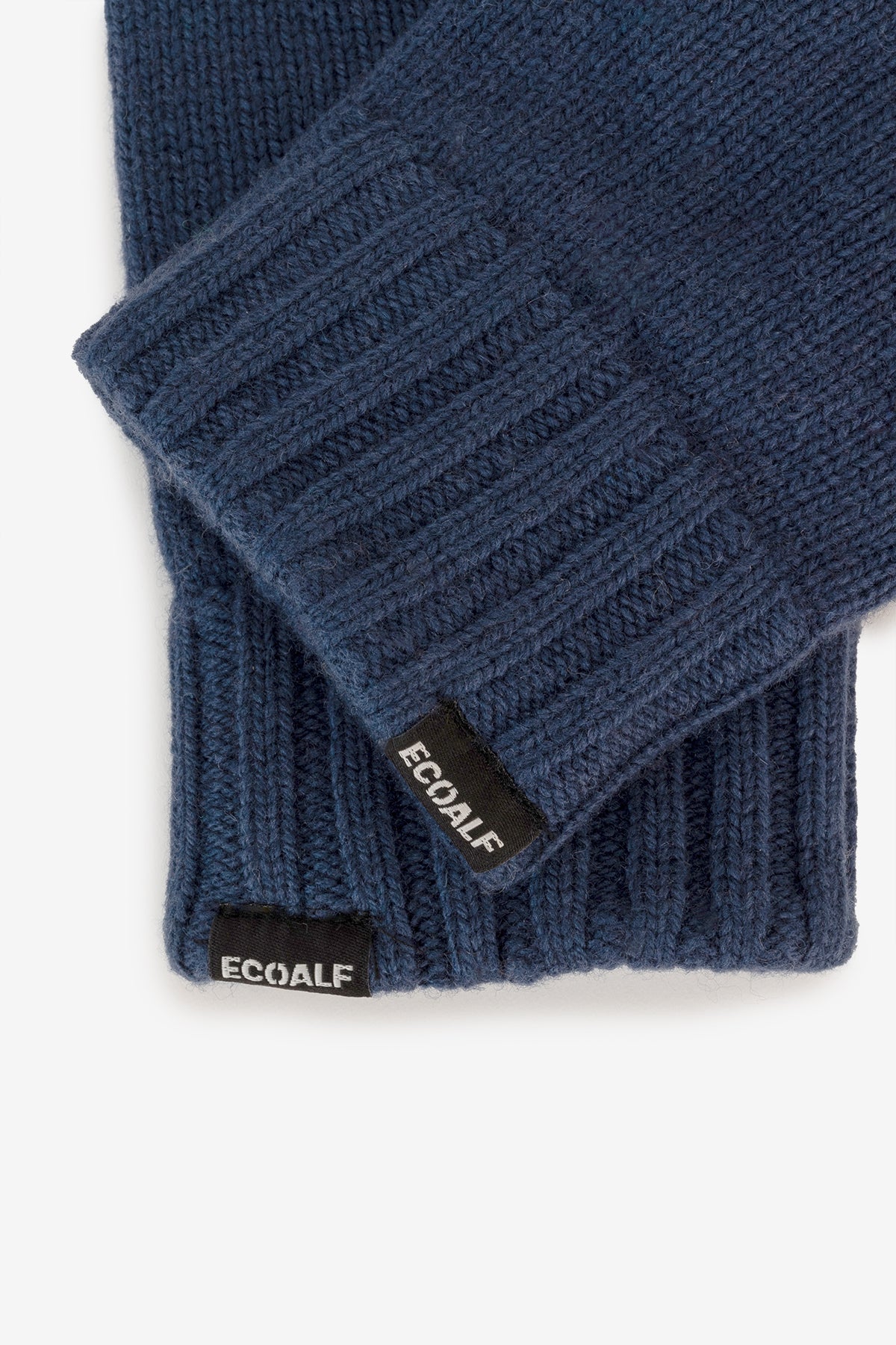 NAVY BLUE WOOL GLOVES