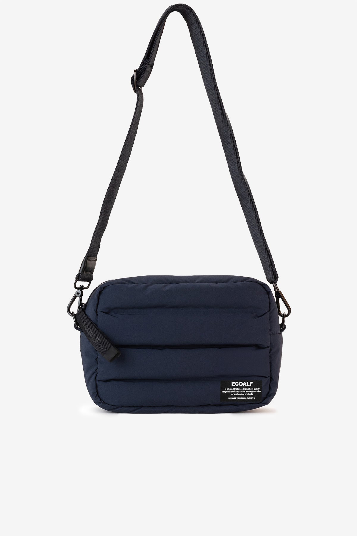 NAVY BLUE PAD SHOULDER BAG