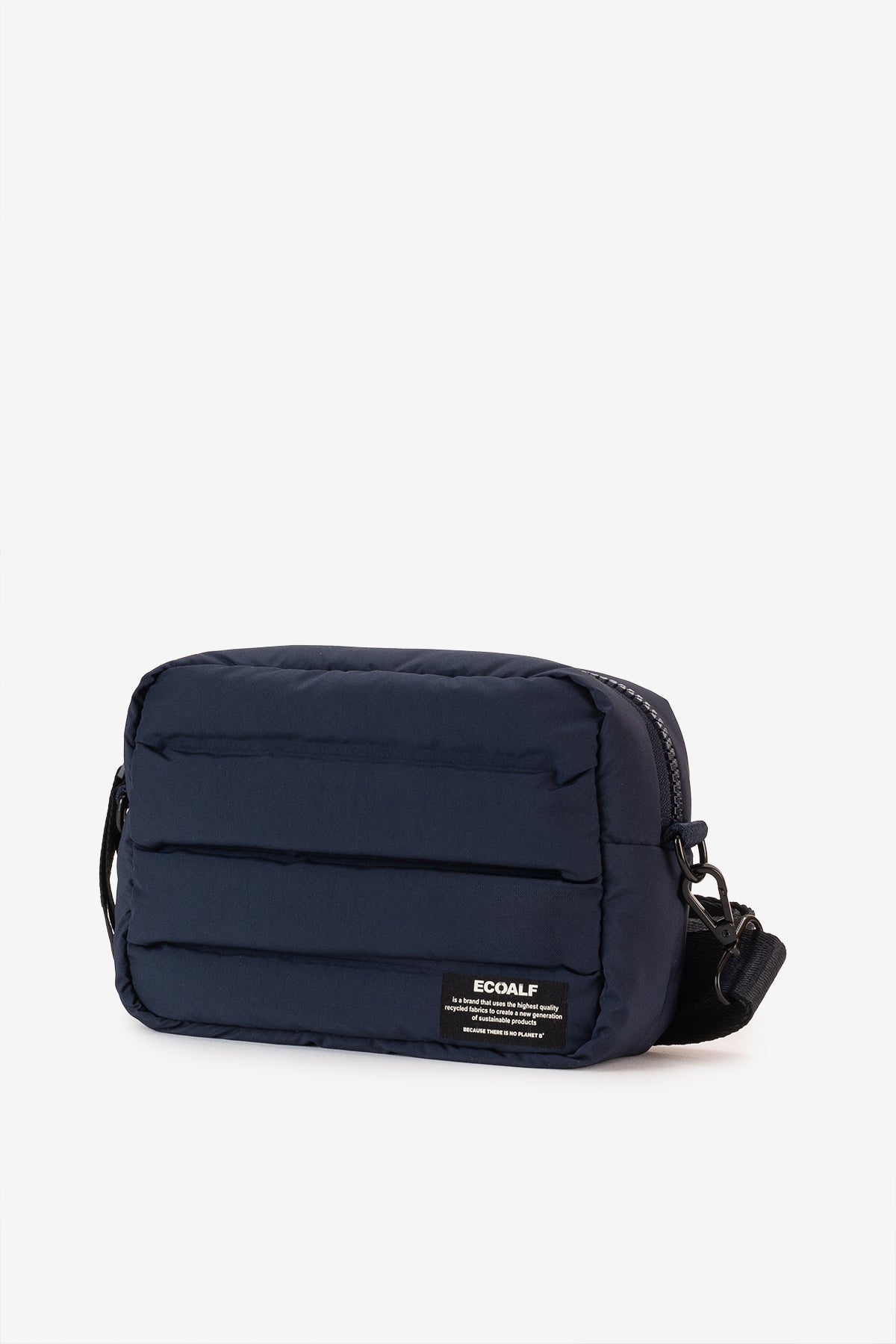 NAVY BLUE PAD SHOULDER BAG