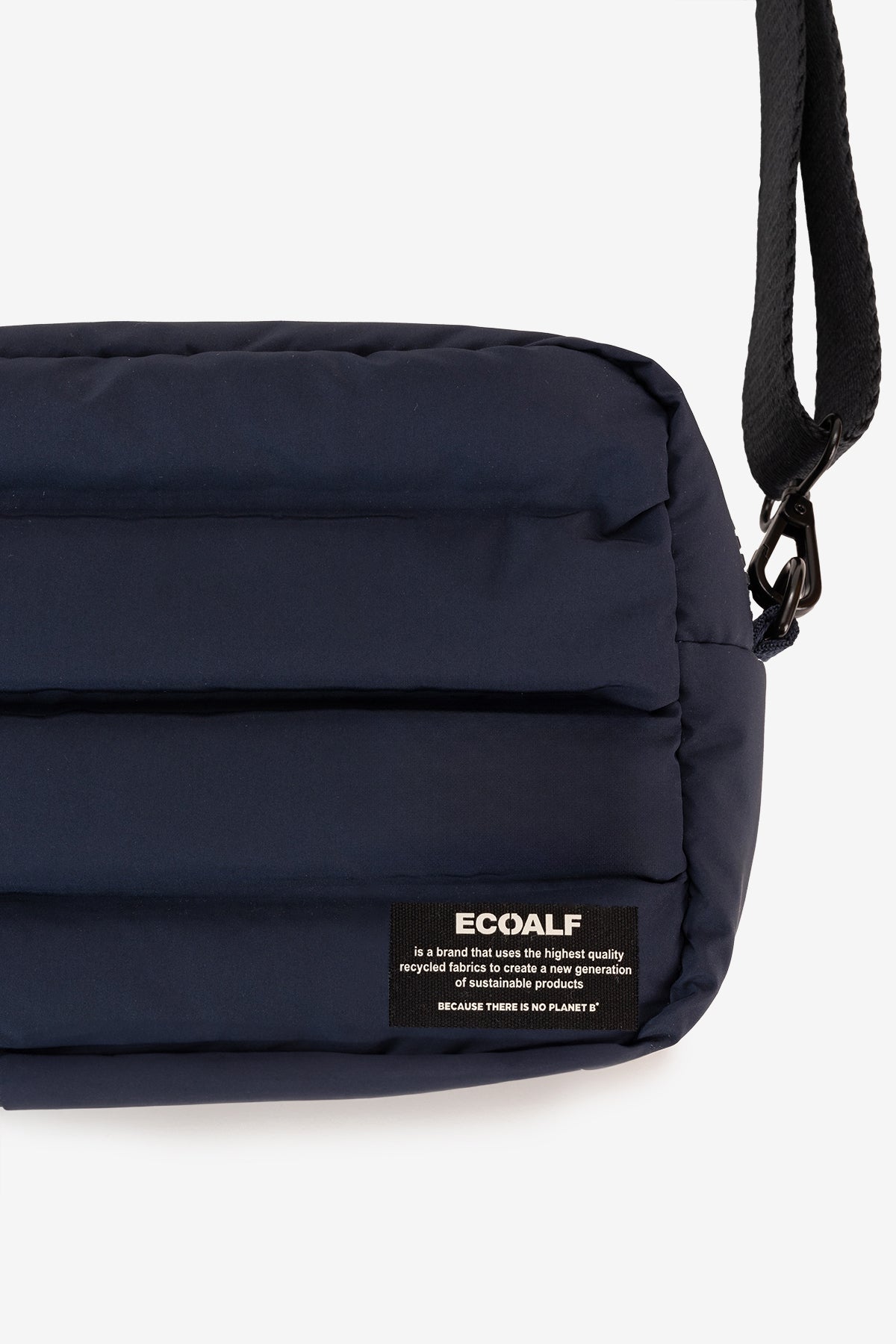 NAVY BLUE PAD SHOULDER BAG