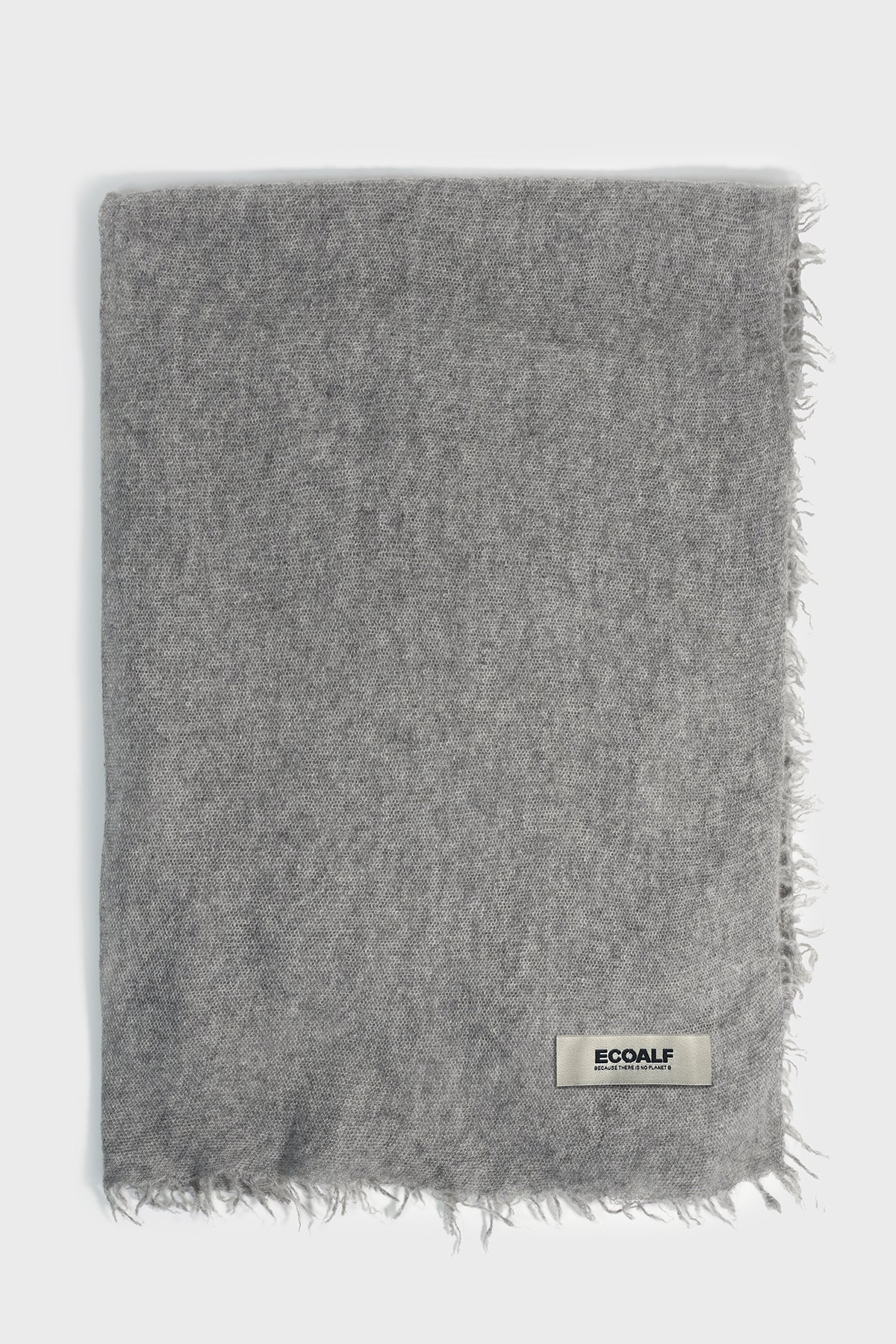 GREY MINI FRINGES SCARF