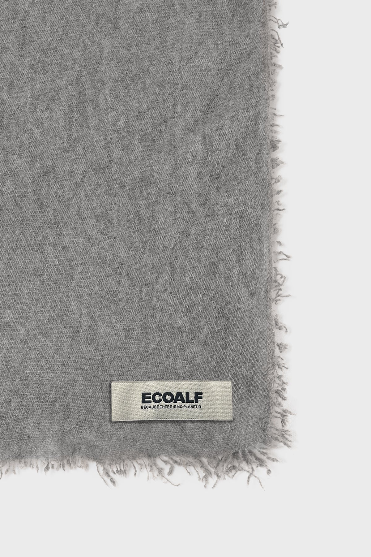 GREY MINI FRINGES SCARF