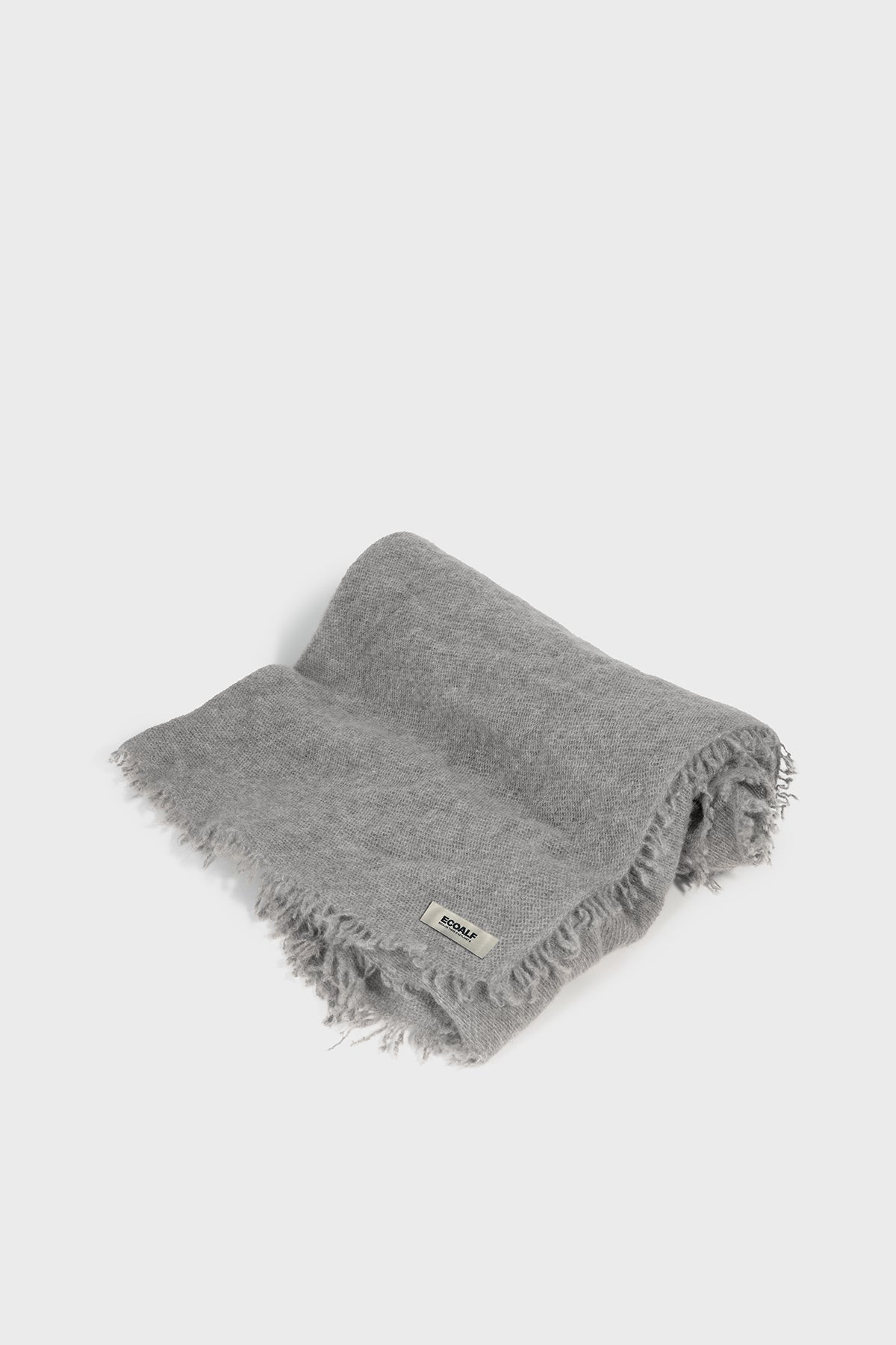 GREY MINI FRINGES SCARF