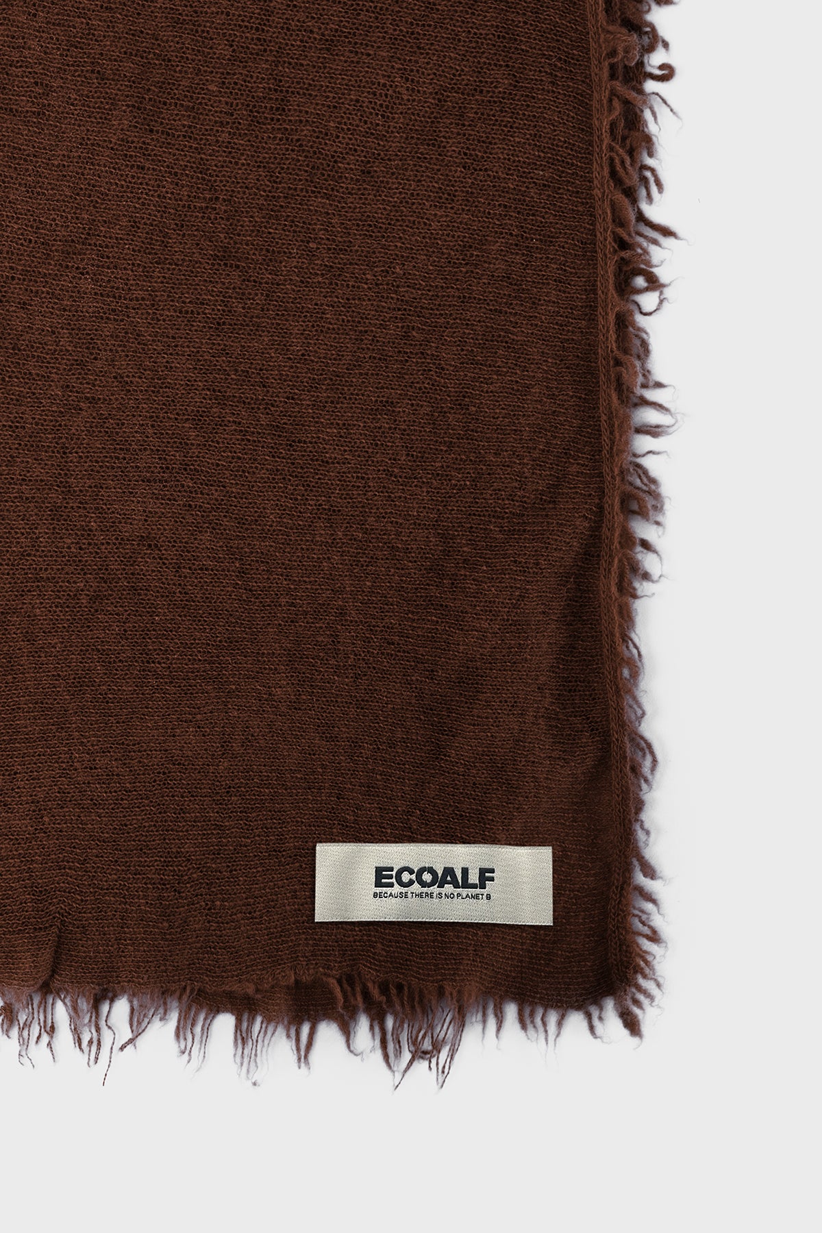 BROWN MINI FRINGES SCARF