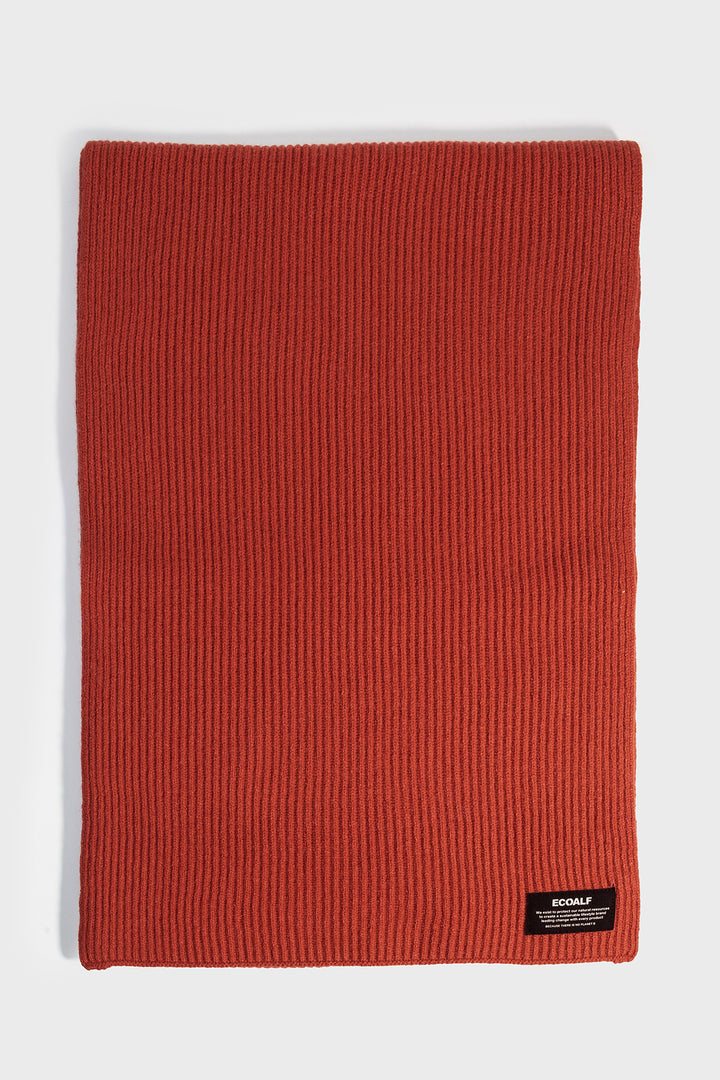ORANGE SIERRA WOOL SCARF