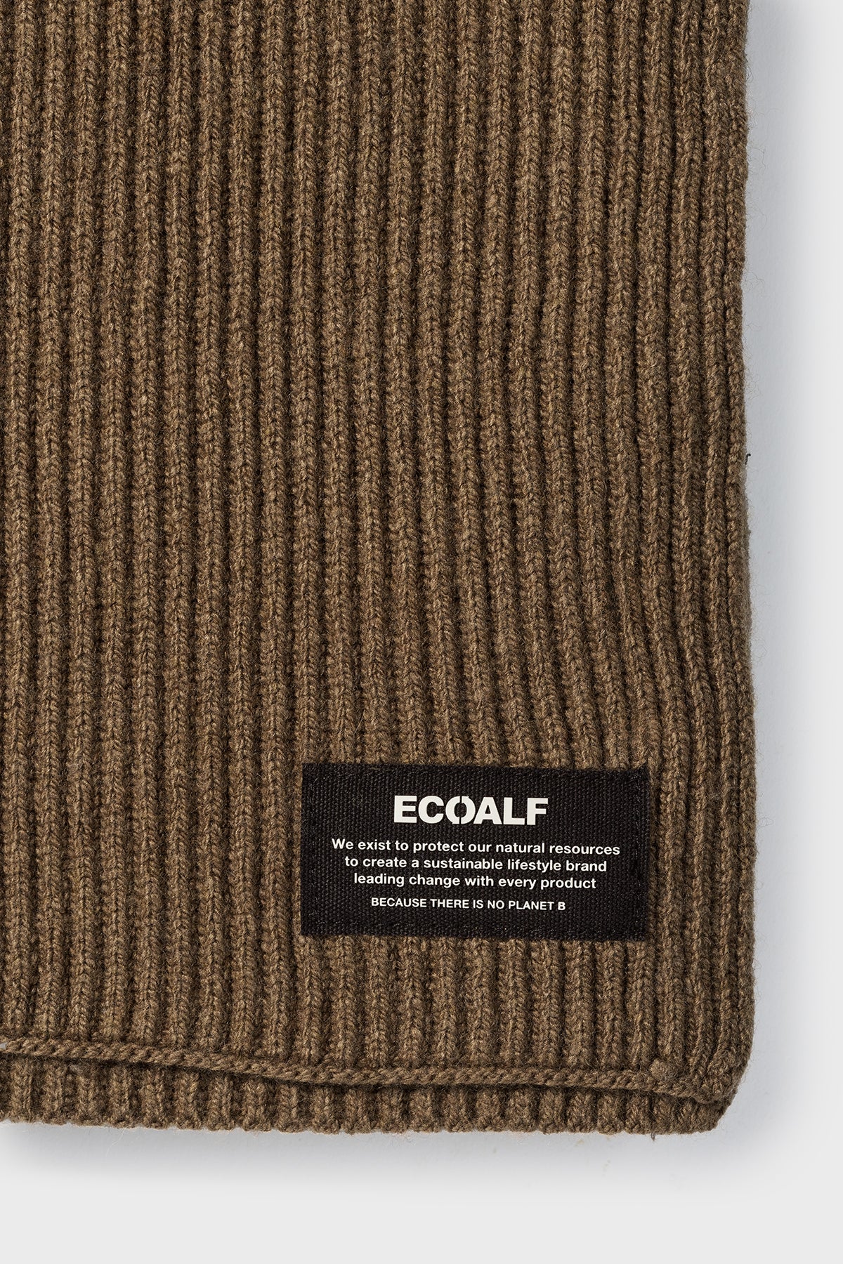 BROWN SIERRA WOOL SCARF