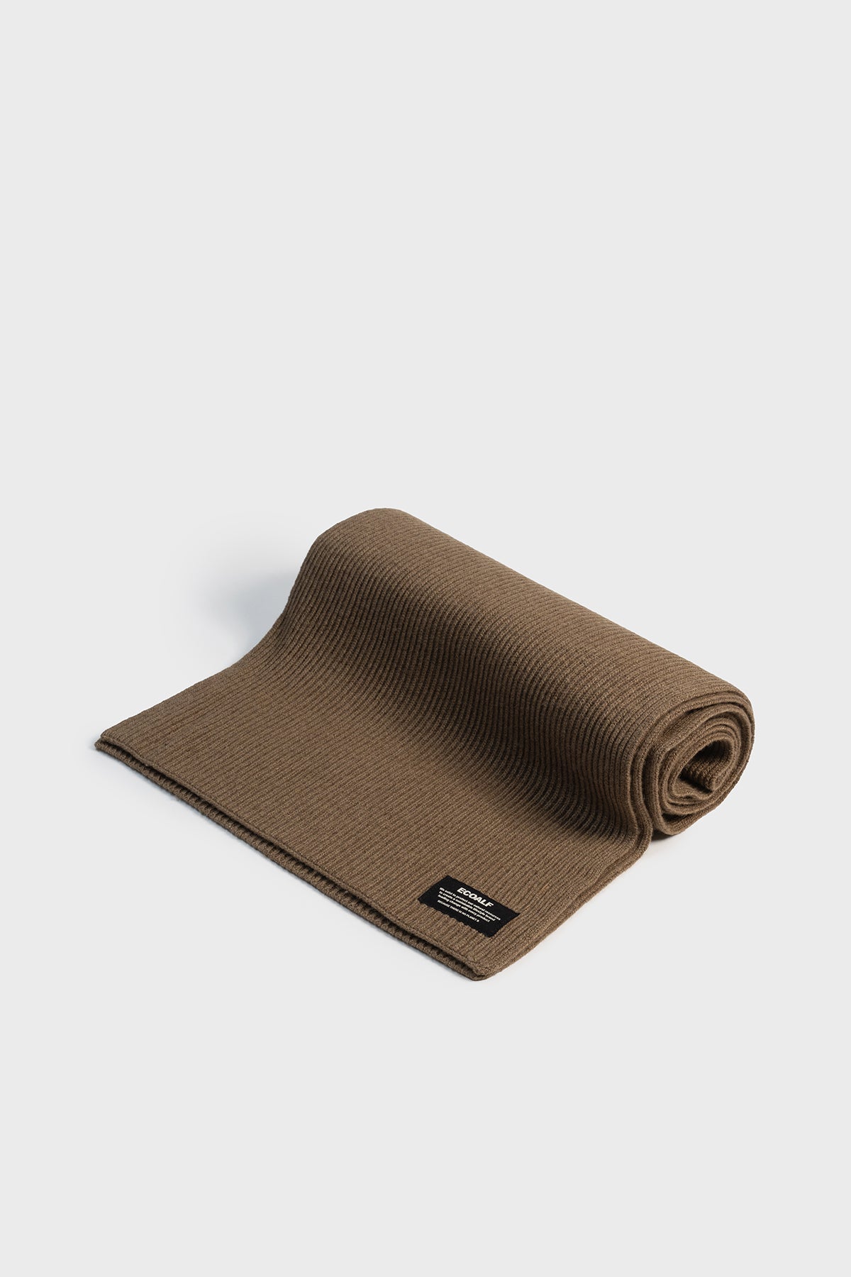 BROWN SIERRA WOOL SCARF