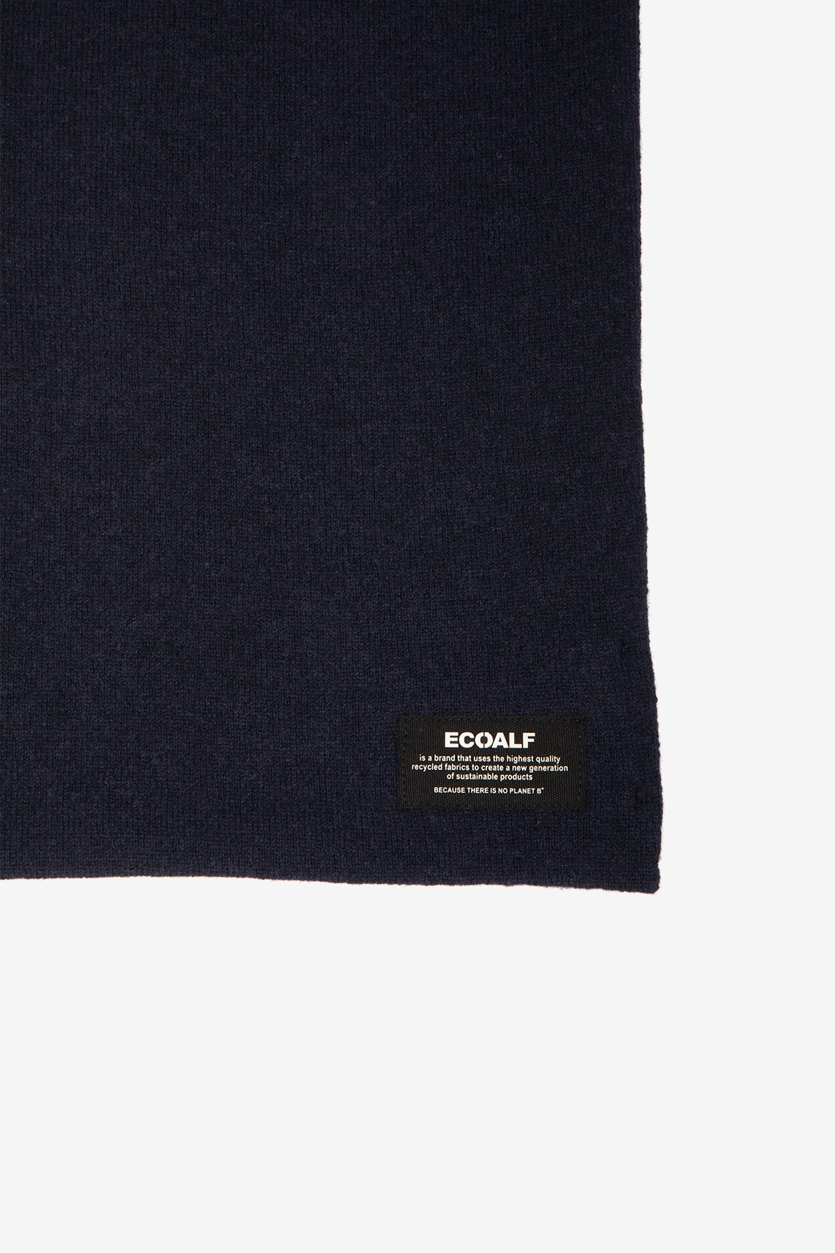 NAVY BLUE WOOL SCARF