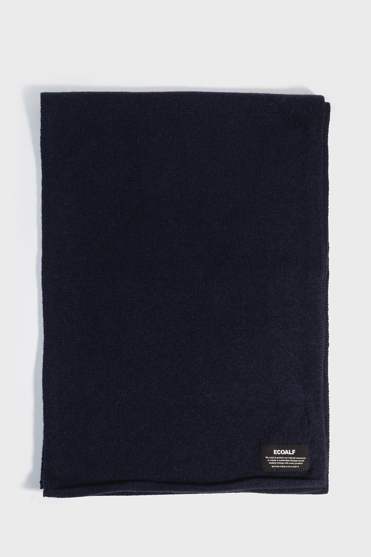 NAVY BLUE WOOL SCARF