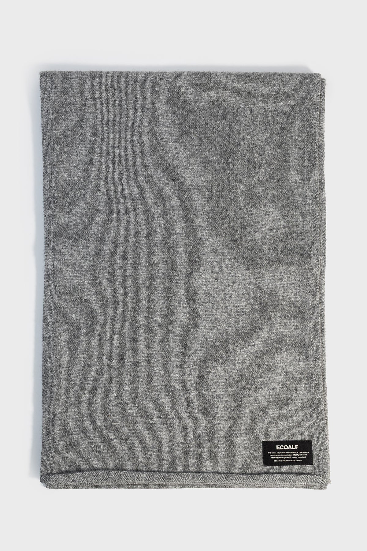 GREY WOOL SCARF