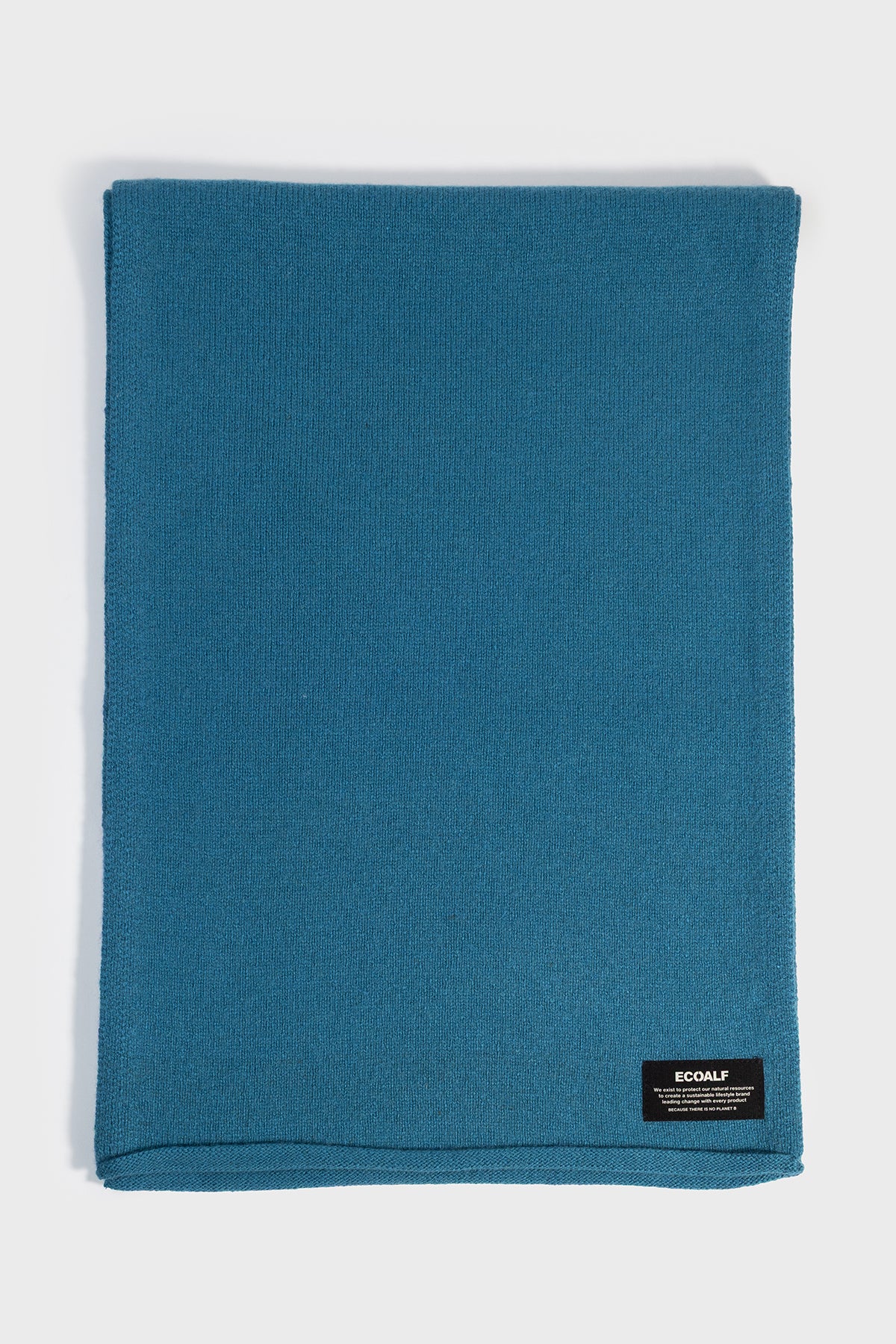 BLUE WOOL SCARF