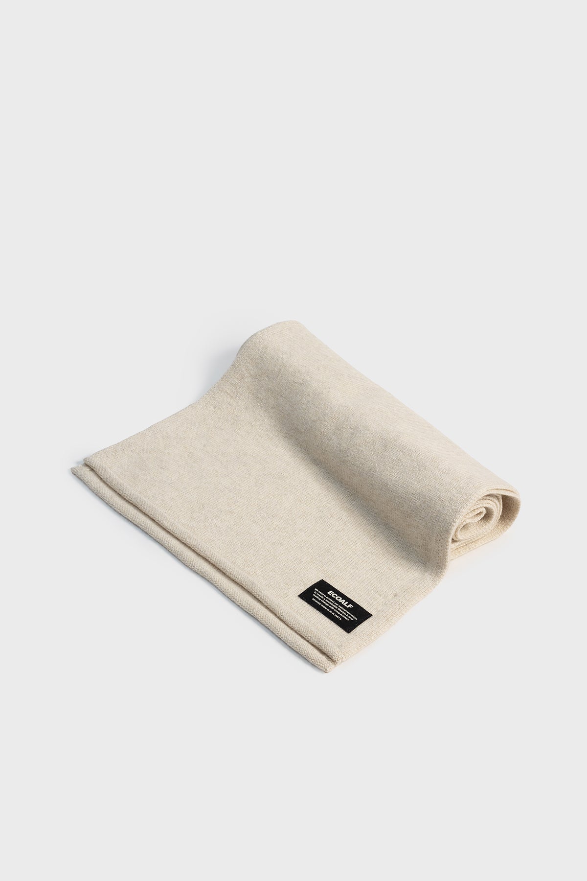 BEIGE WOOL SCARF