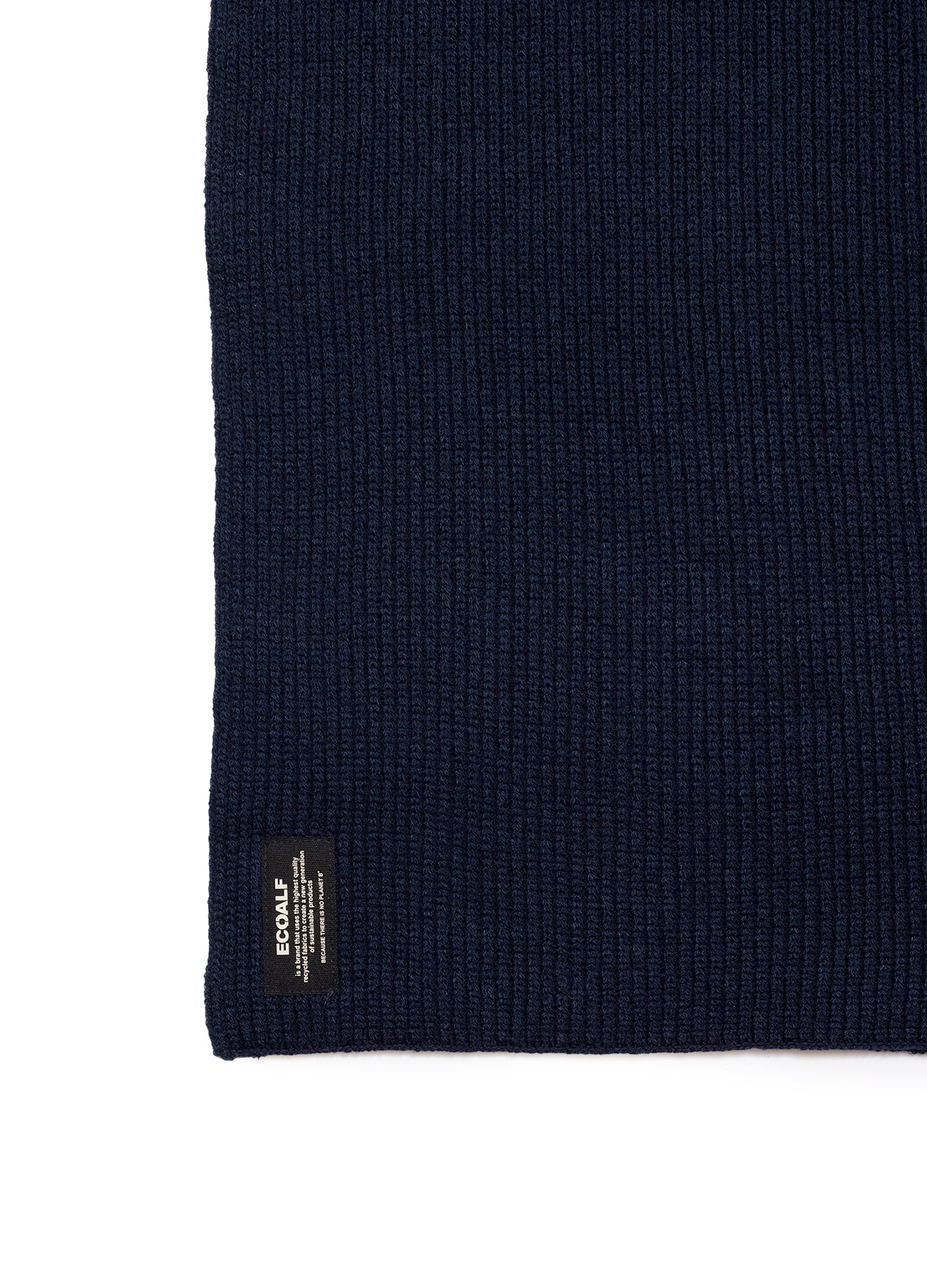 NAVY BLUE WOOL SCARF