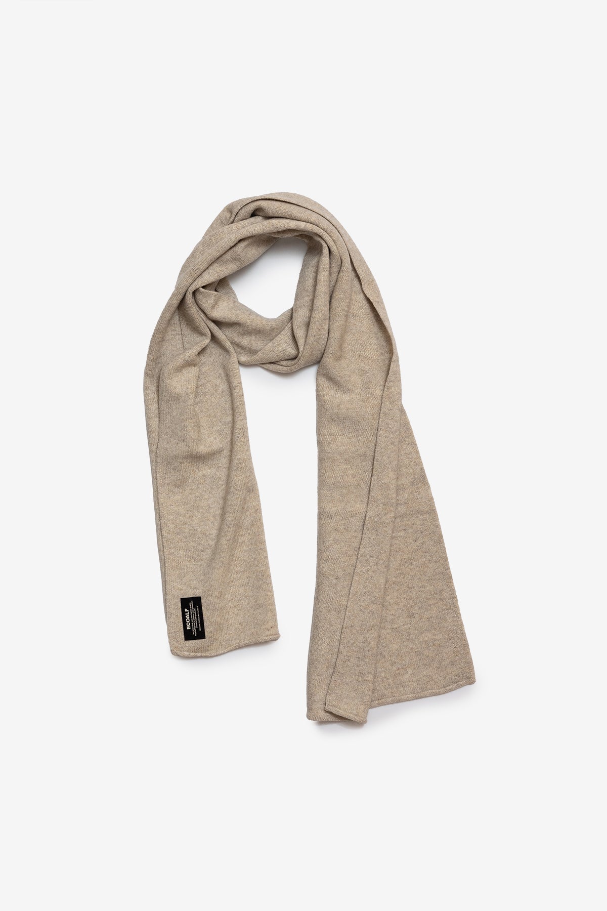 BEIGE WOOL SCARF