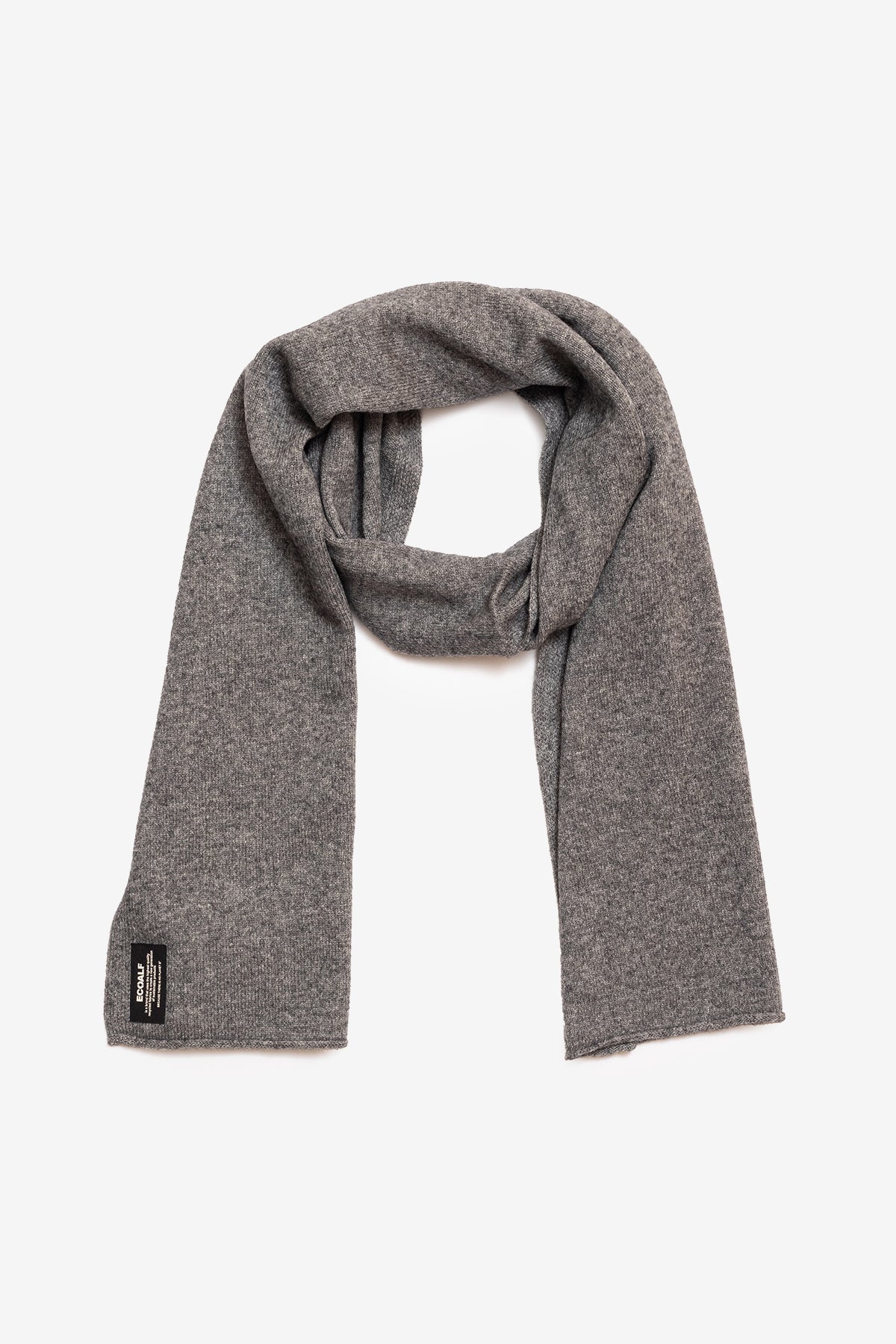 GREY WOOL SCARF